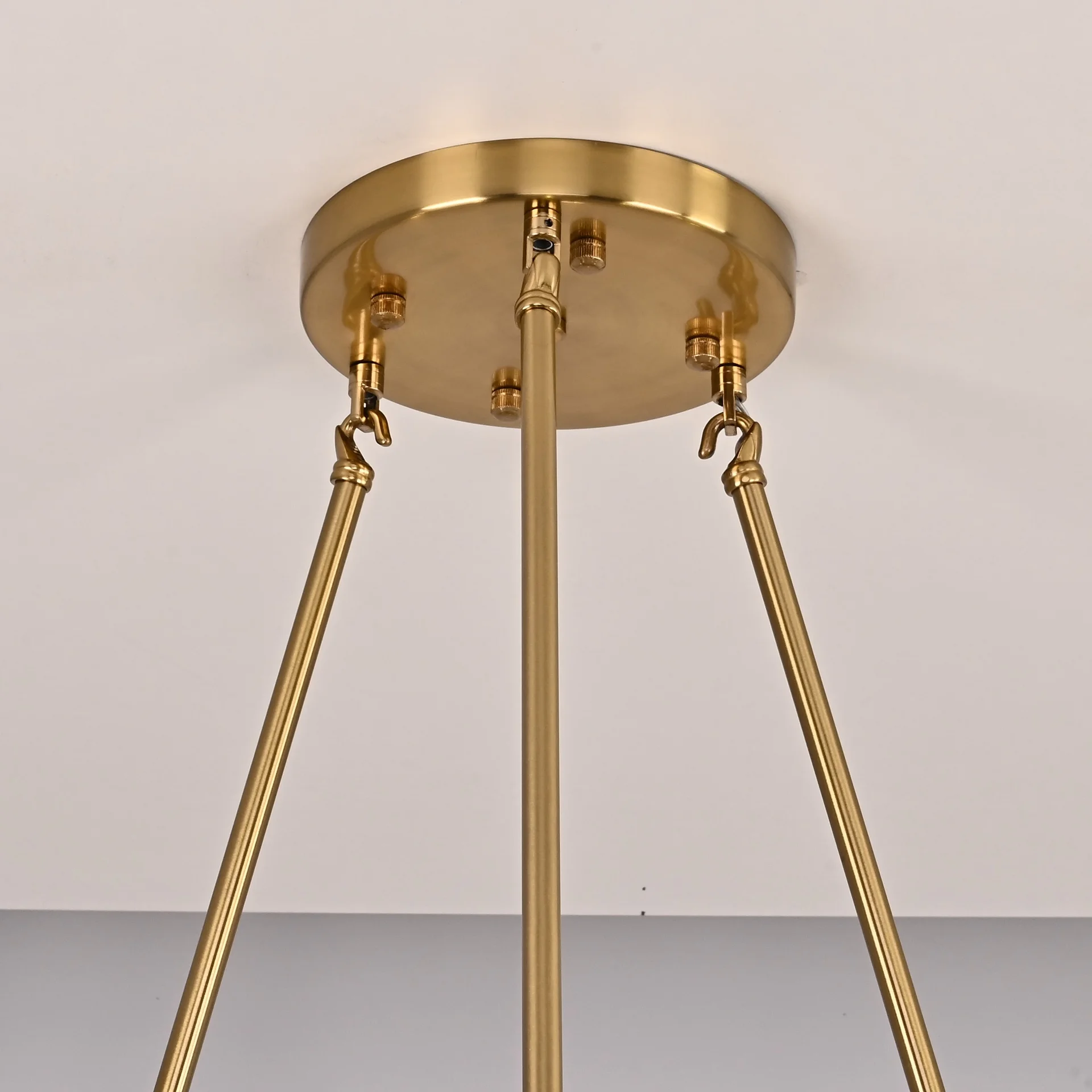 Люстра на штанге TORCHE DE VERRE Round Chandelier 8 - миниатюра 7