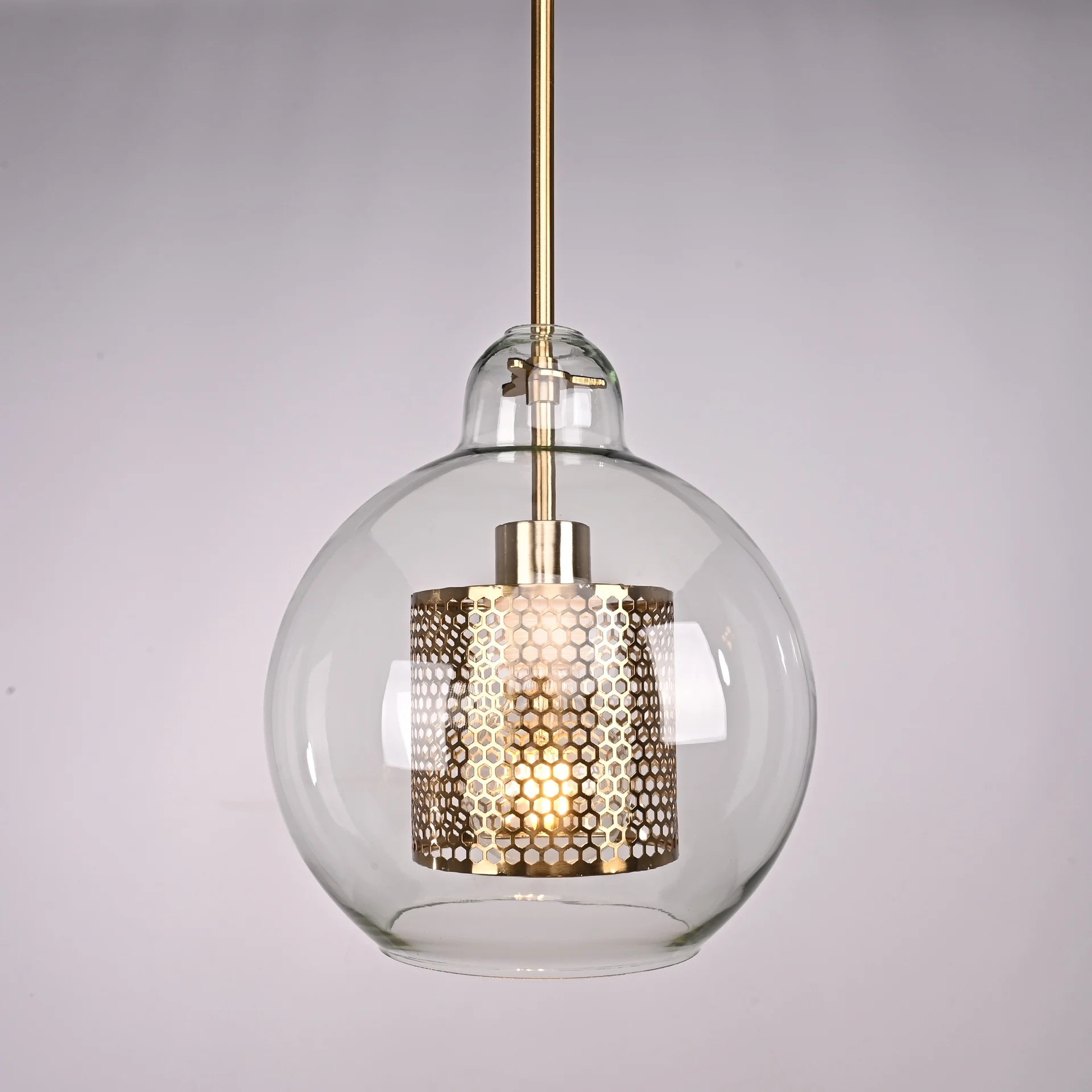 Подвесной светильник CATCH F pear brass D25 - миниатюра 3