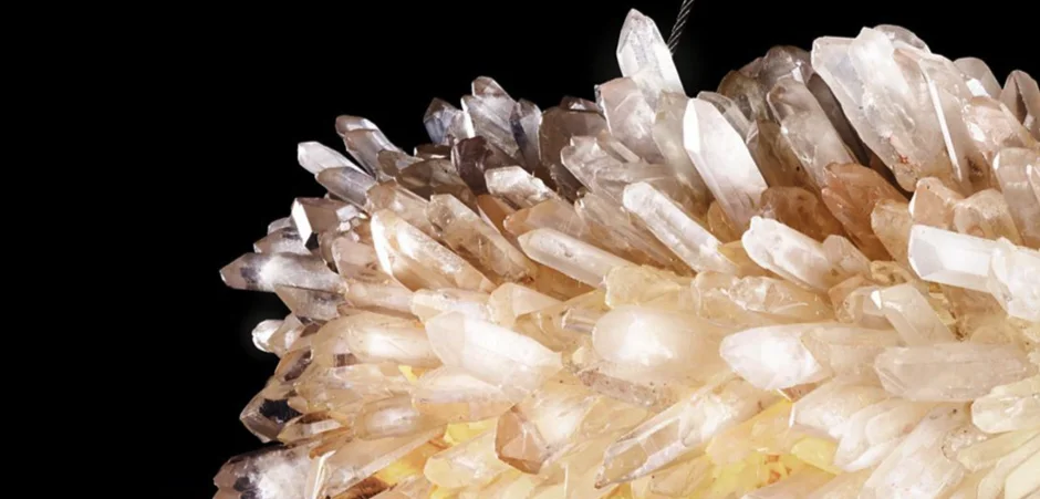 Люстра на штанге RH QUARTZ CRYSTAL абажур из кристаллов кварца - миниатюра 2