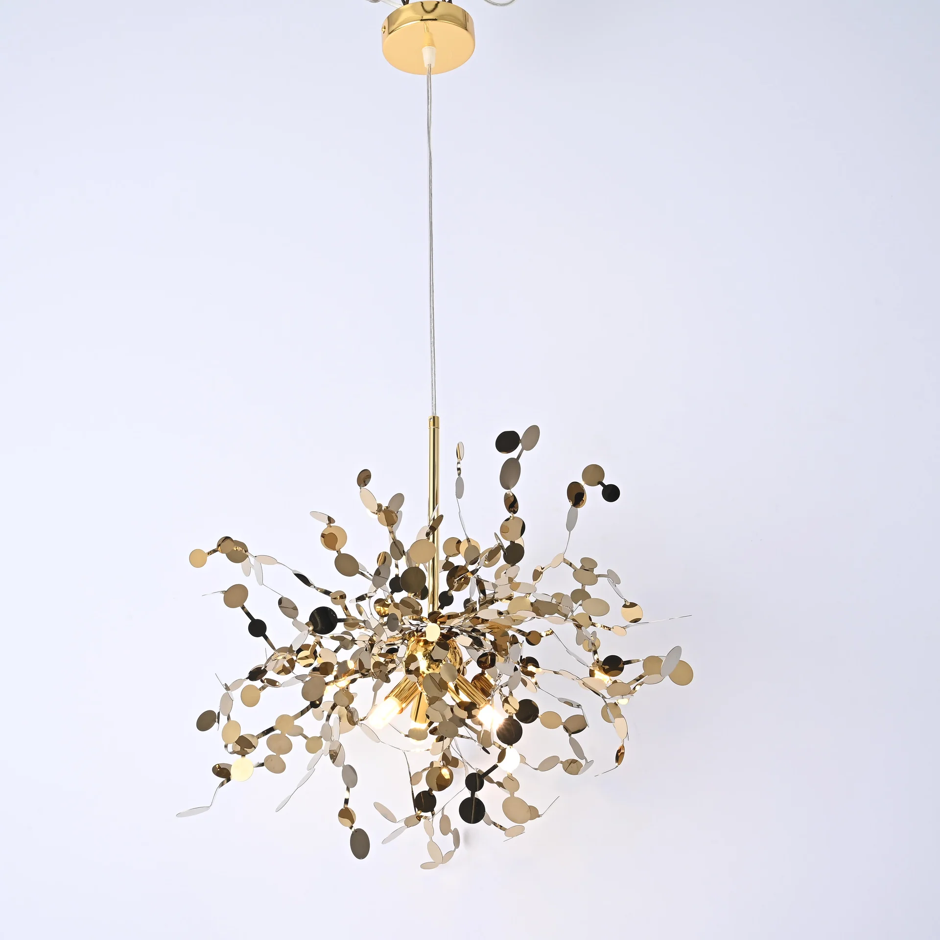 Подвесной светильник Tezani Argent Suspension Pendant lamp 40 Gold - миниатюра 2