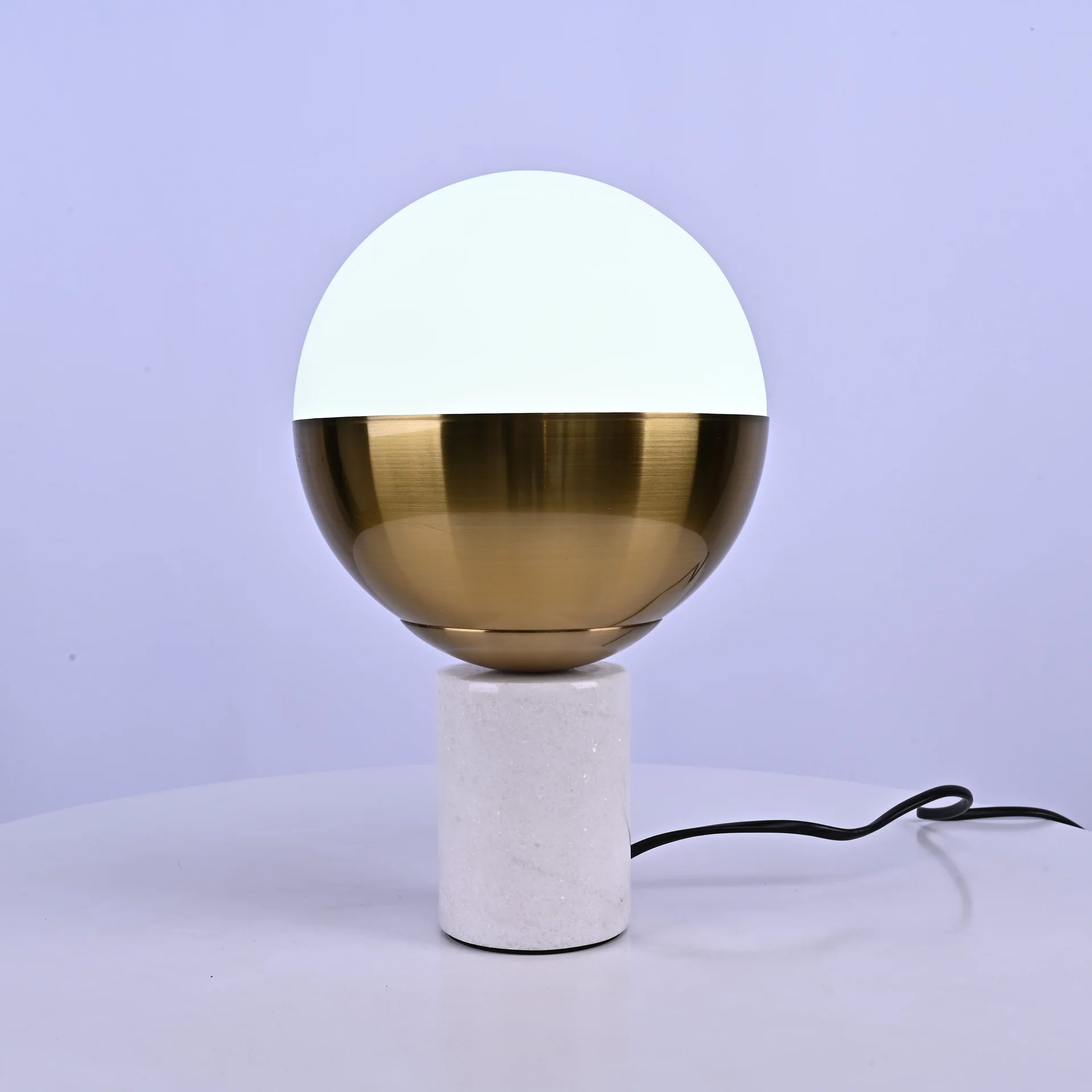 Настольная лампа Geneva Globe Marble - миниатюра 2