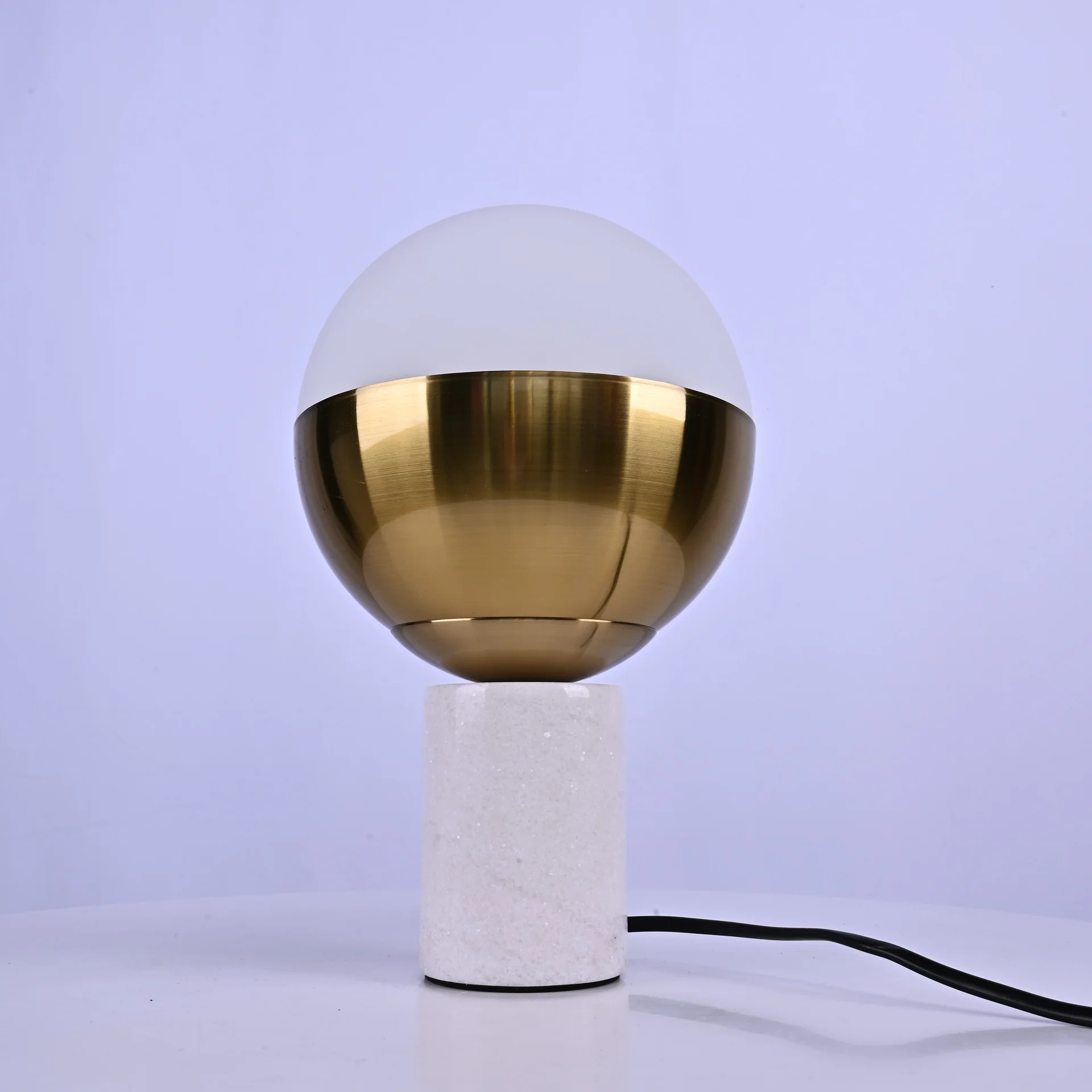 Настольная лампа Geneva Globe Marble - миниатюра 5