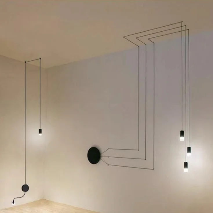 Подвесной светильник Via Wireflow polyhedral 0363 FreeForm Suspension lamp - миниатюра 10