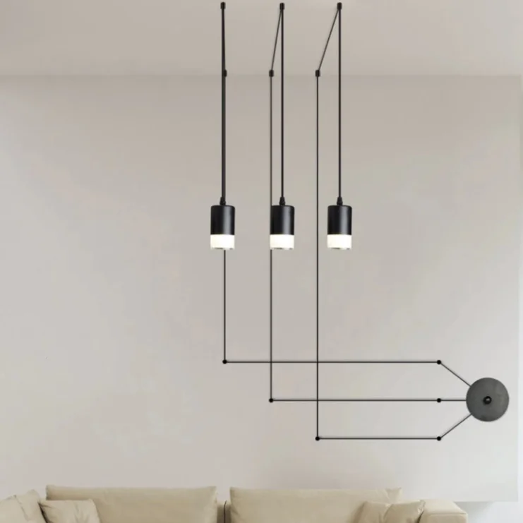 Подвесной светильник Via Wireflow polyhedral 0363 FreeForm Suspension lamp - миниатюра 9