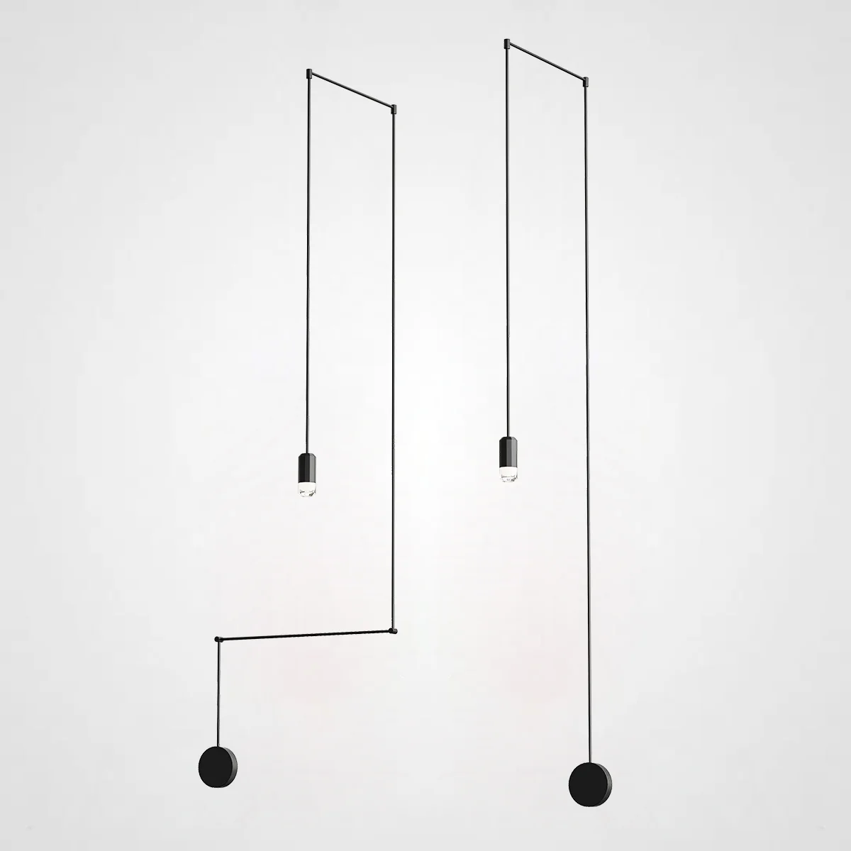 Подвесной светильник VIA Wireflow polyhedral 0347 Free-Form pendant lamp - изображение 1