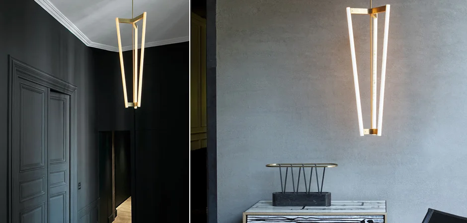 Люстра на штанге Michael Anastassiades TUBE CHANDELIER - миниатюра 2