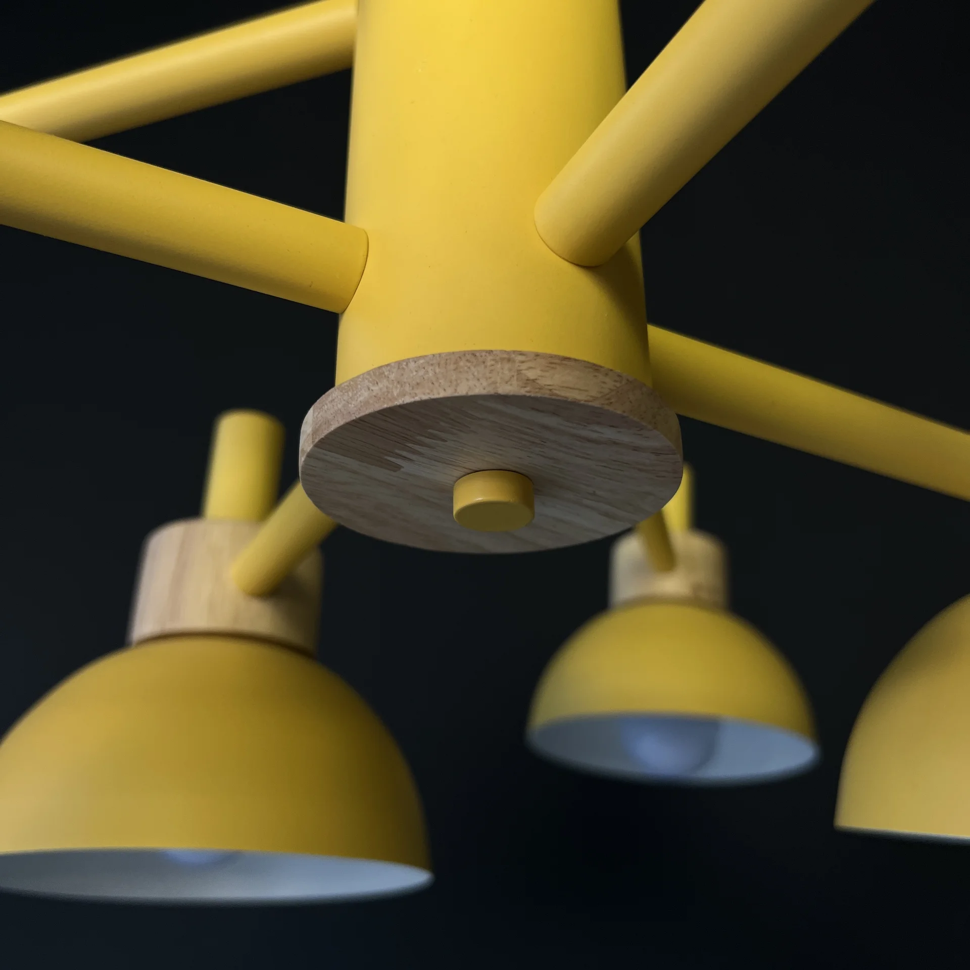 Люстра на штанге FANTA A 8 lights Yellow - миниатюра 5