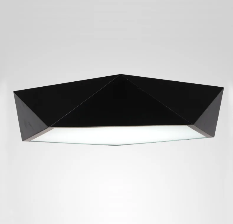 Потолочный светодиодный светильник GEOMETRIC Black D40 - миниатюра 6