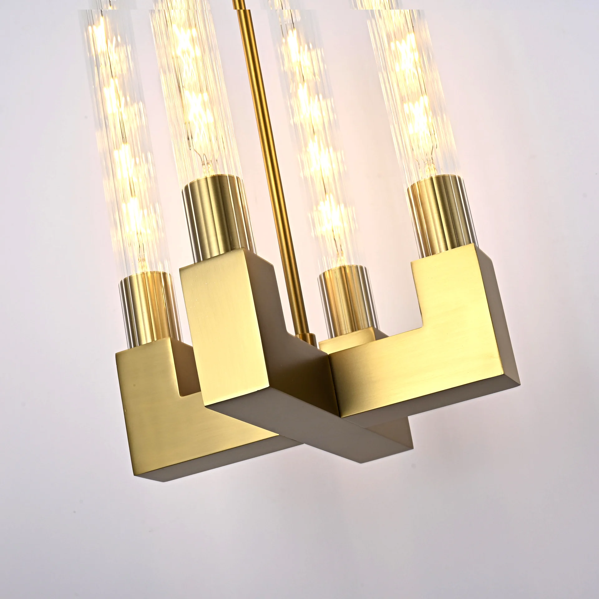 Люстра на штанге CANELLE Pendant lamp 4 Modern Brass - миниатюра 7