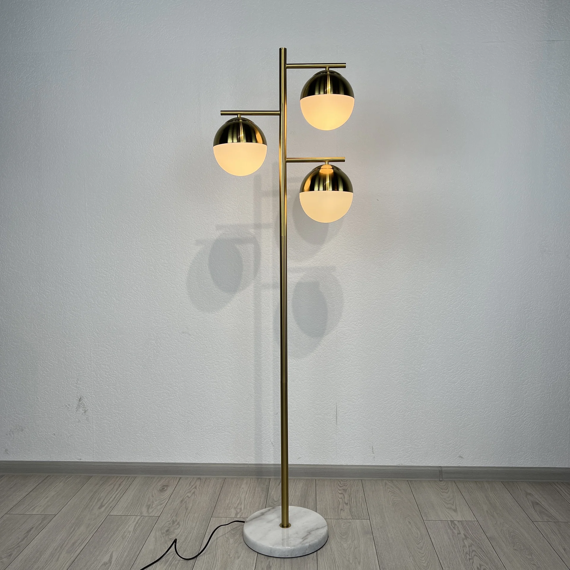 Торшер Geneva Glass Floor Lamp Triple - миниатюра 19