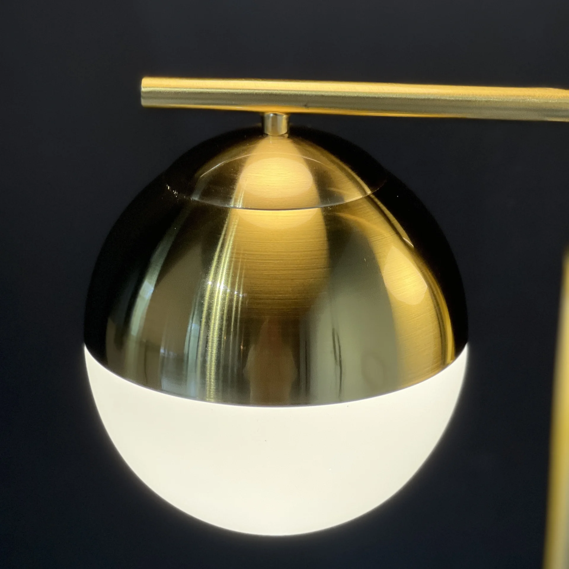 Торшер Geneva Glass Floor Lamp Triple - миниатюра 4