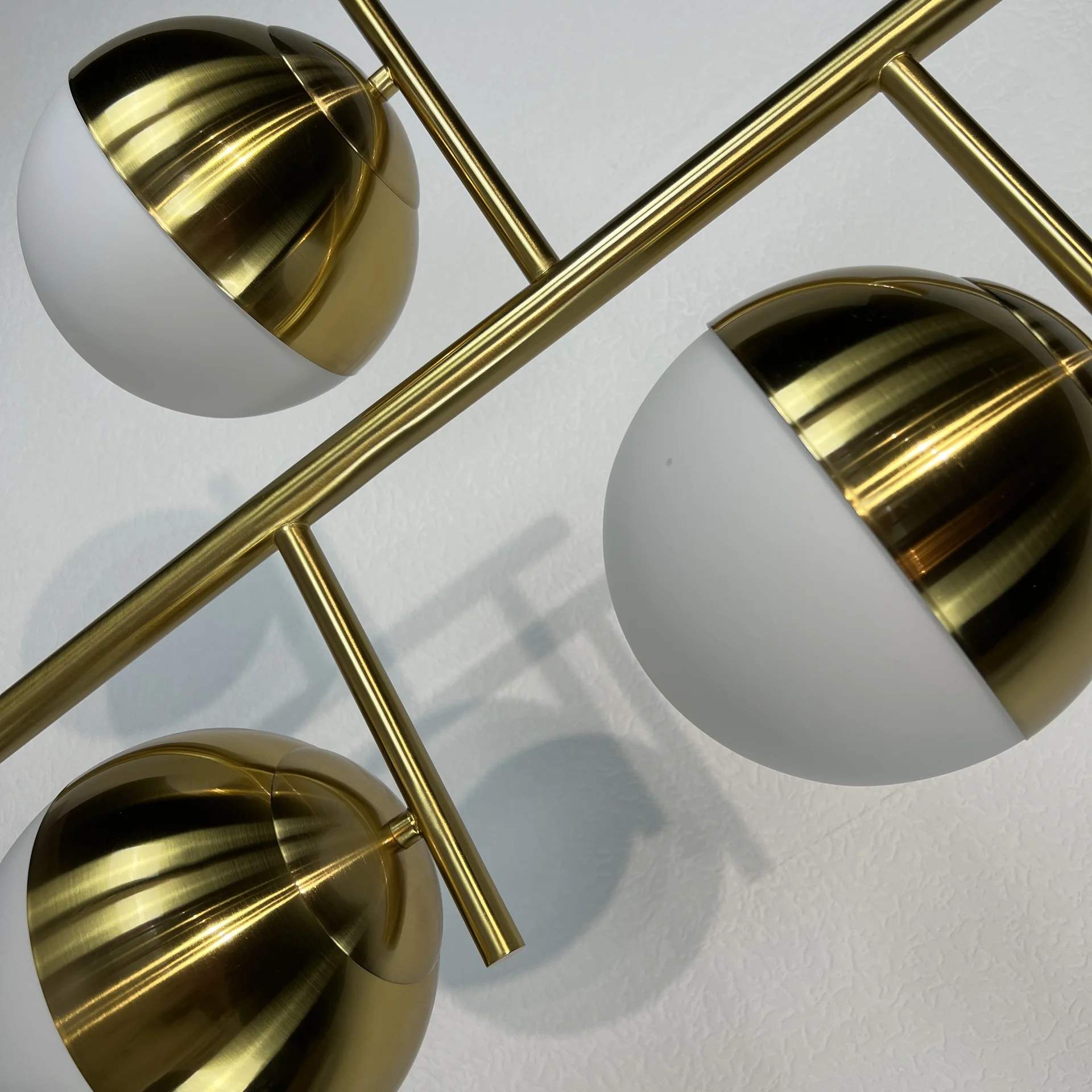 Торшер Geneva Glass Floor Lamp Triple - миниатюра 9