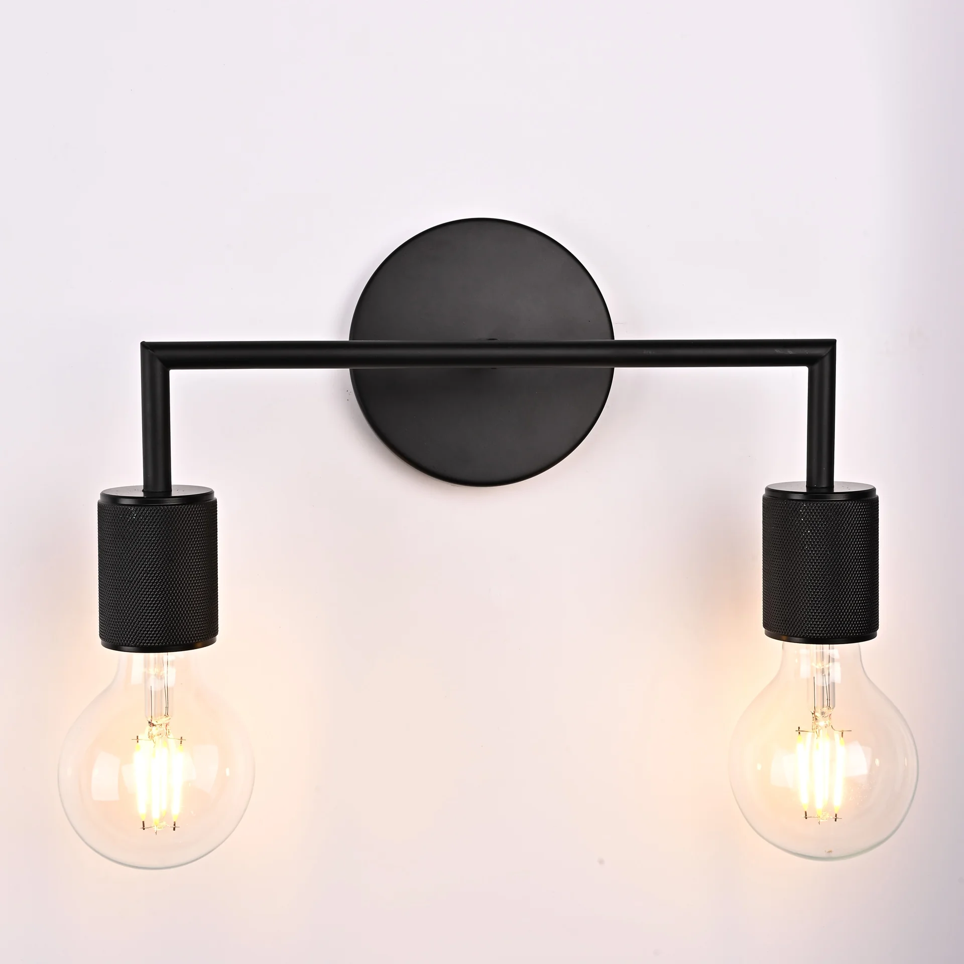 Бра RH Utilitaire Double Sconce Black - миниатюра 6