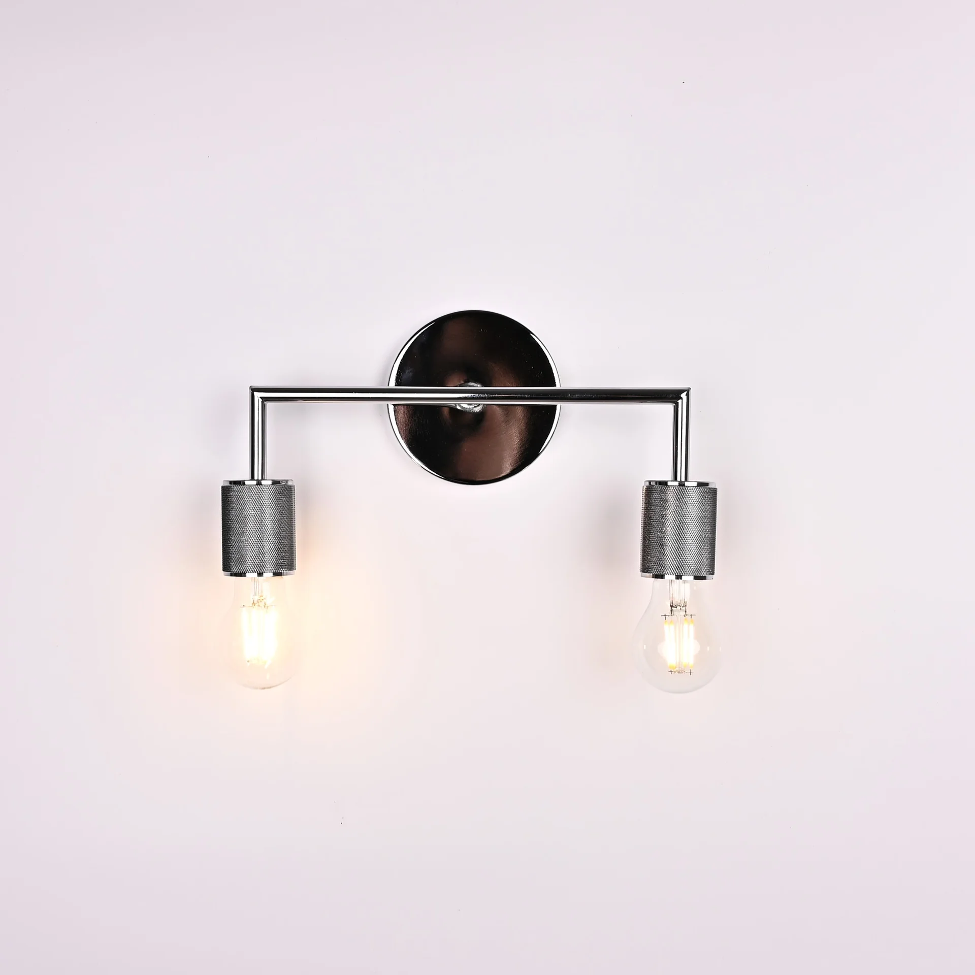 Бра RH Utilitaire Double Sconce Silver - миниатюра 2