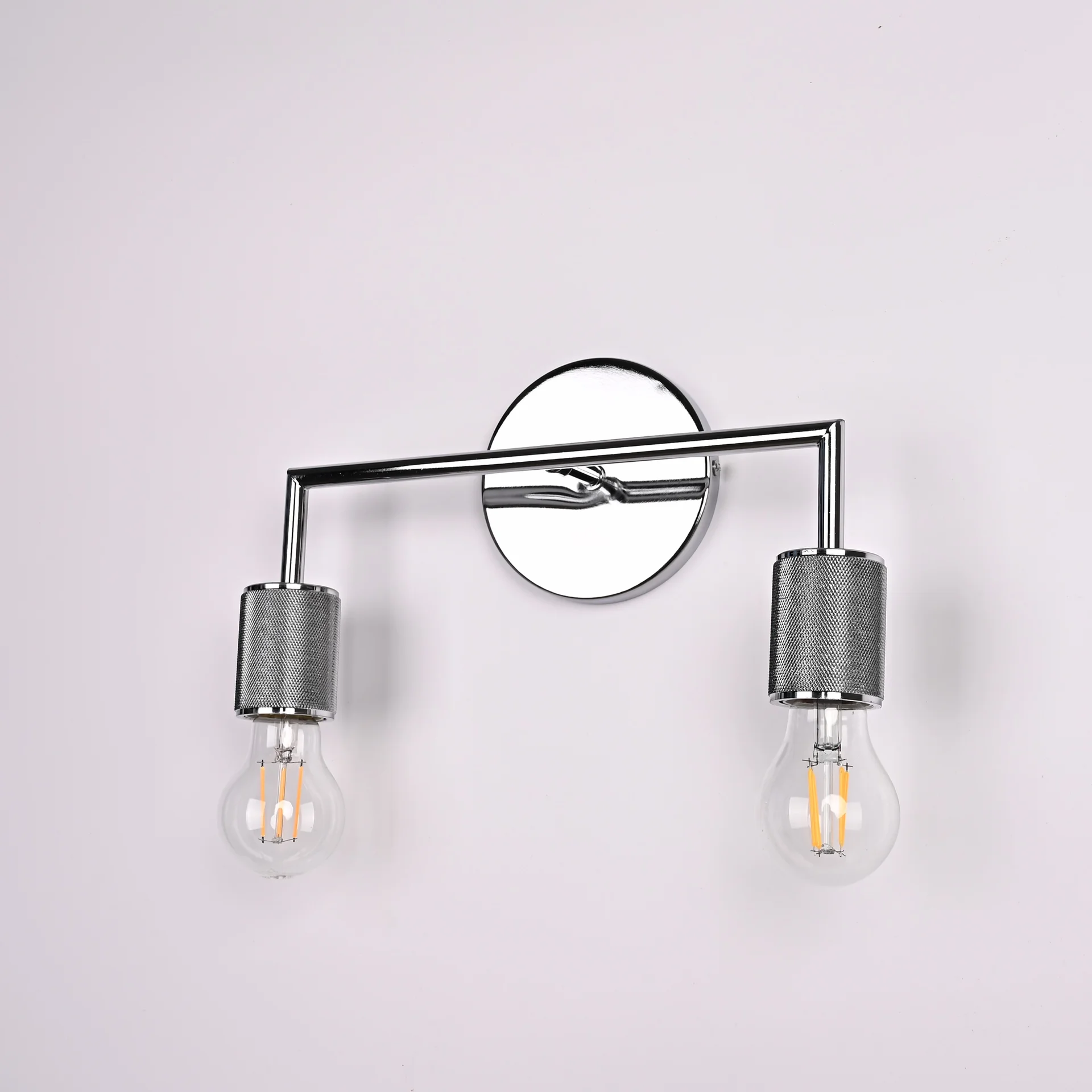 Бра RH Utilitaire Double Sconce Silver - миниатюра 8
