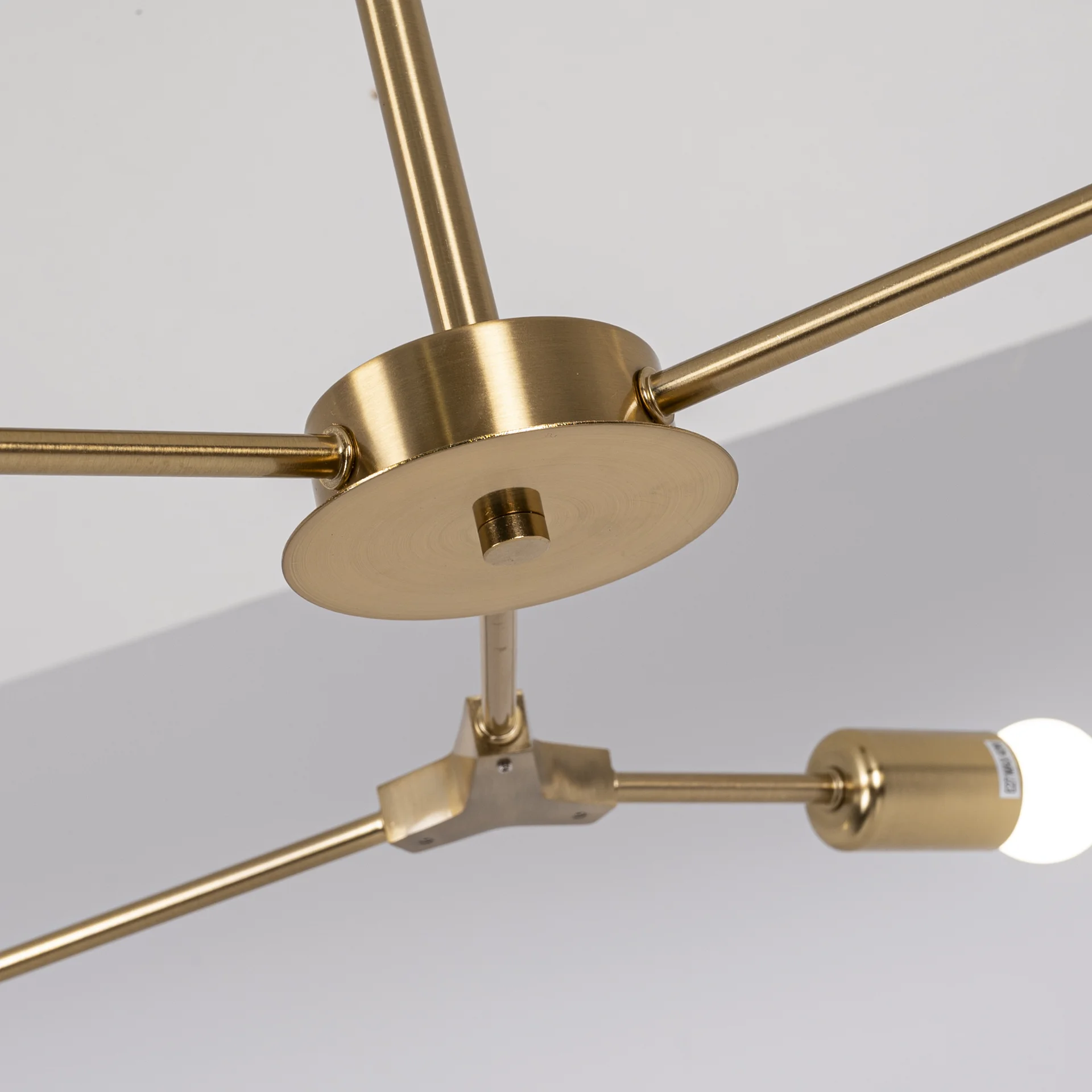 Люстра на штанге LATE D86 Gold - миниатюра 11