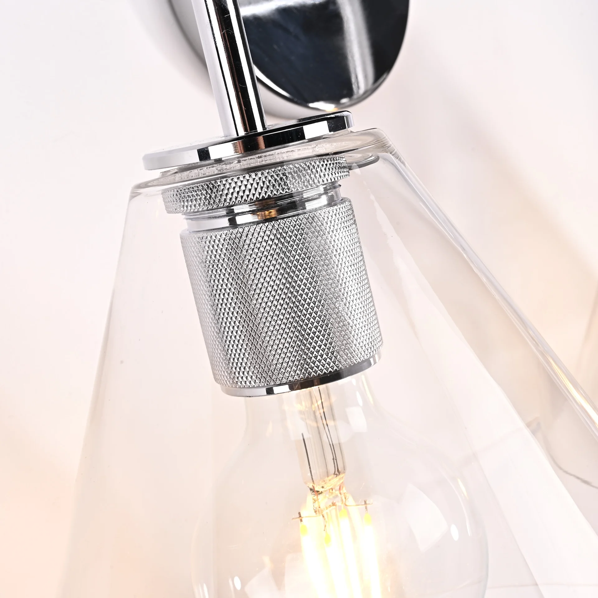 Бра RH Utilitaire Funnel Shade Double Sconce Silver - миниатюра 3