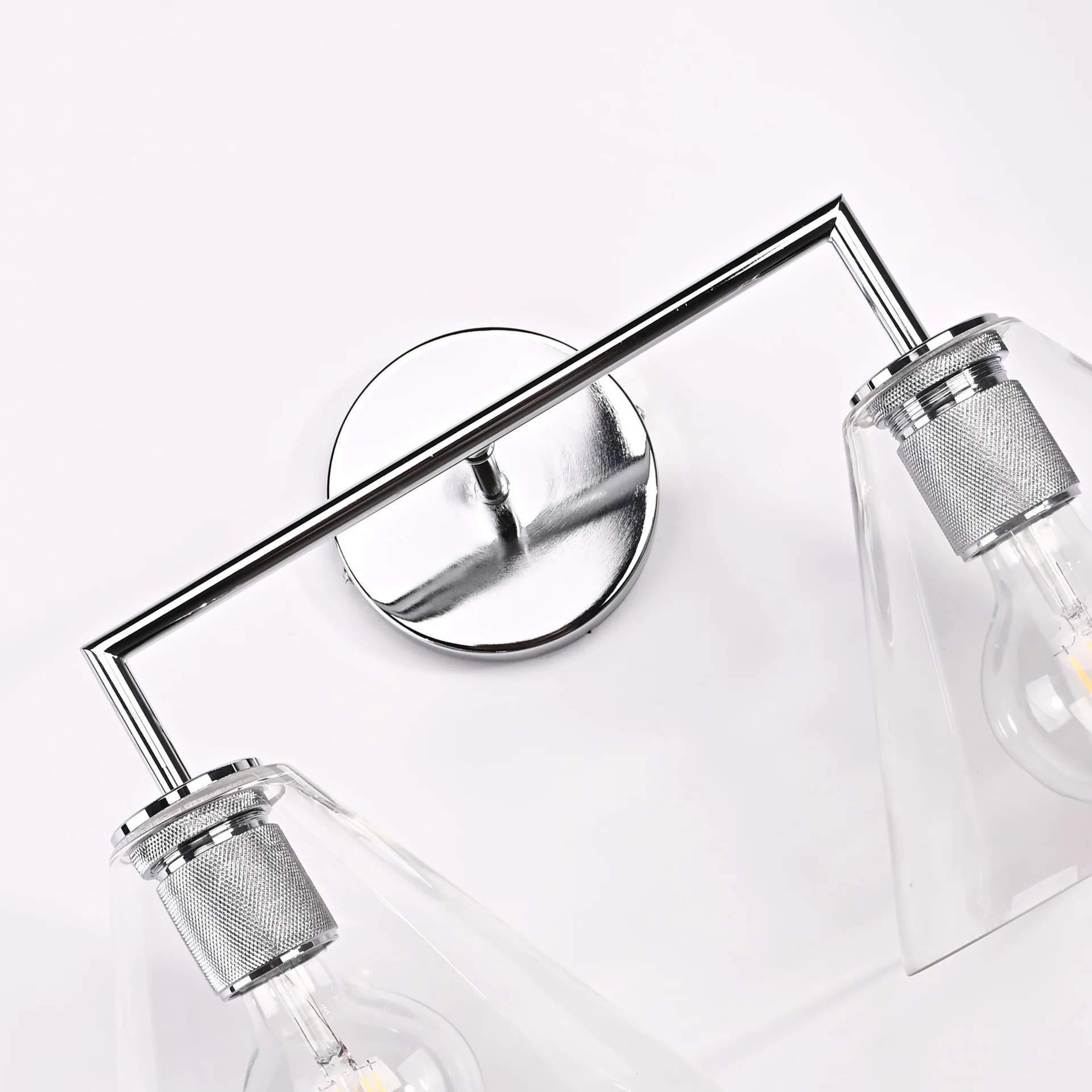 Бра RH Utilitaire Funnel Shade Double Sconce Silver - миниатюра 6