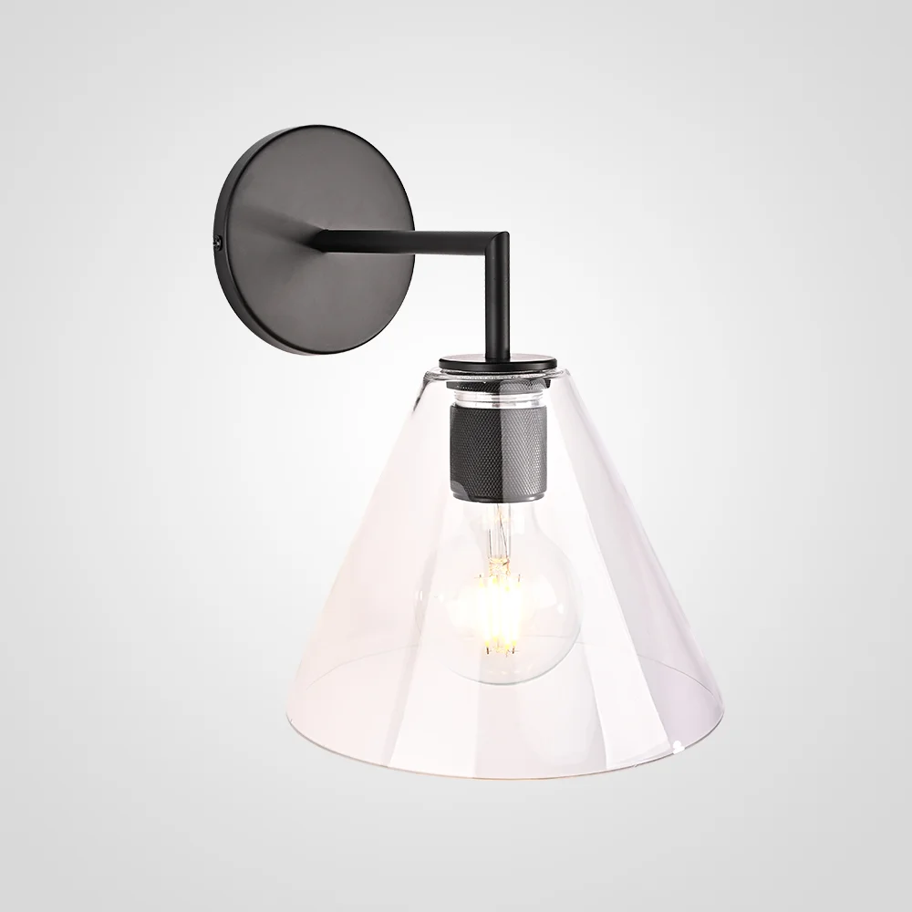 Бра RH Utilitaire Funnel Shade Single Sconce Black - изображение 1