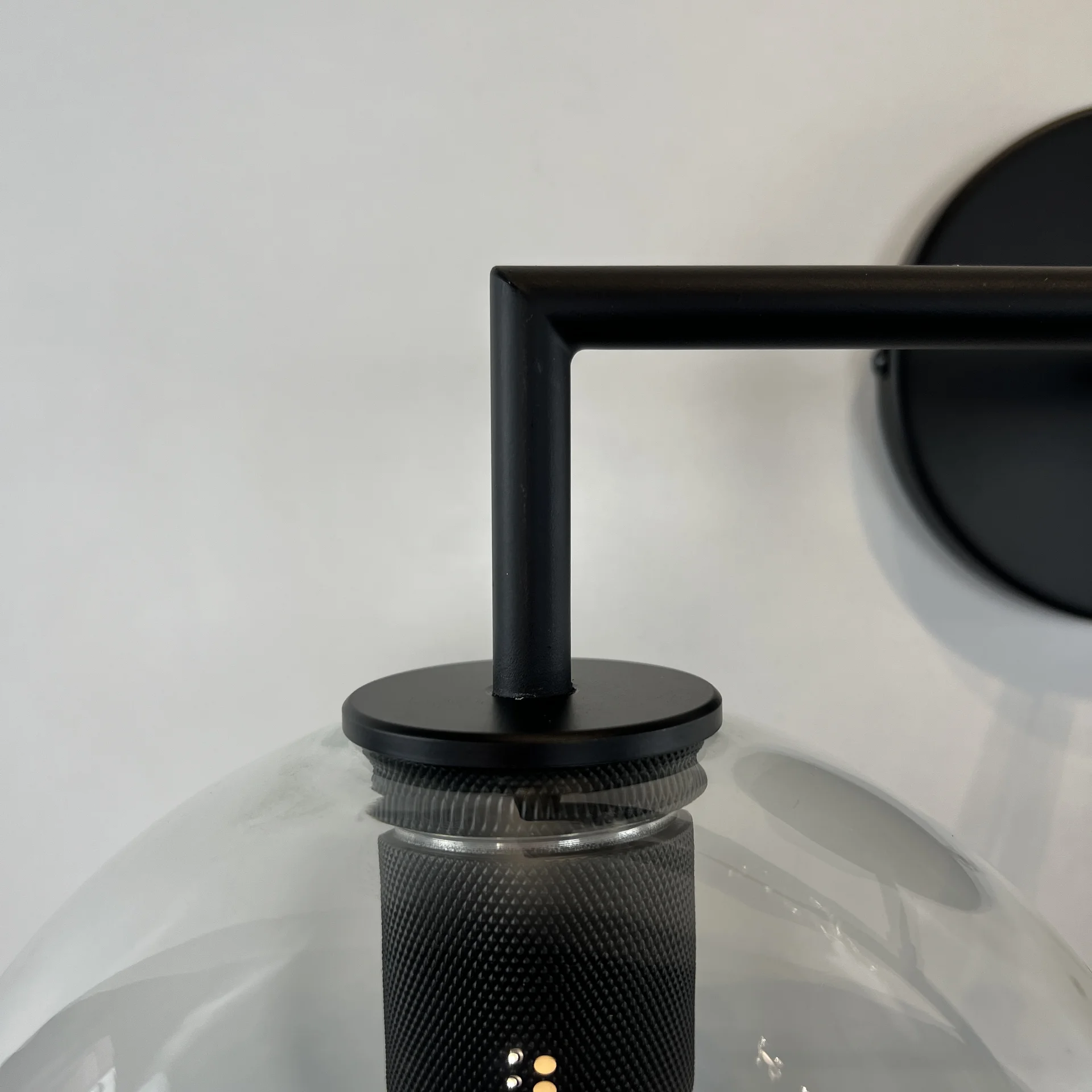 Бра RH Utilitaire Globe Shade Double Sconce Black - миниатюра 10