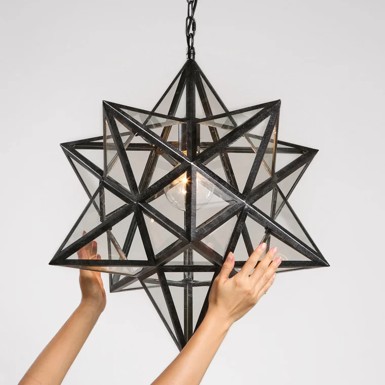 Люстра Black Star Clear Glass 50 см - изображение 1