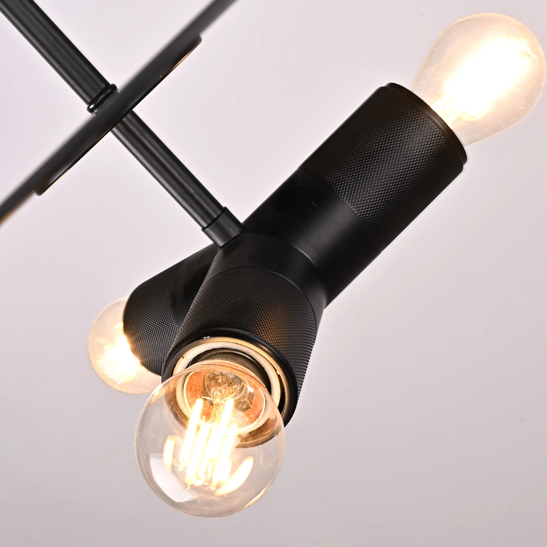 Люстра RH Utilitaire Disk Triple Pendant Black - миниатюра 3
