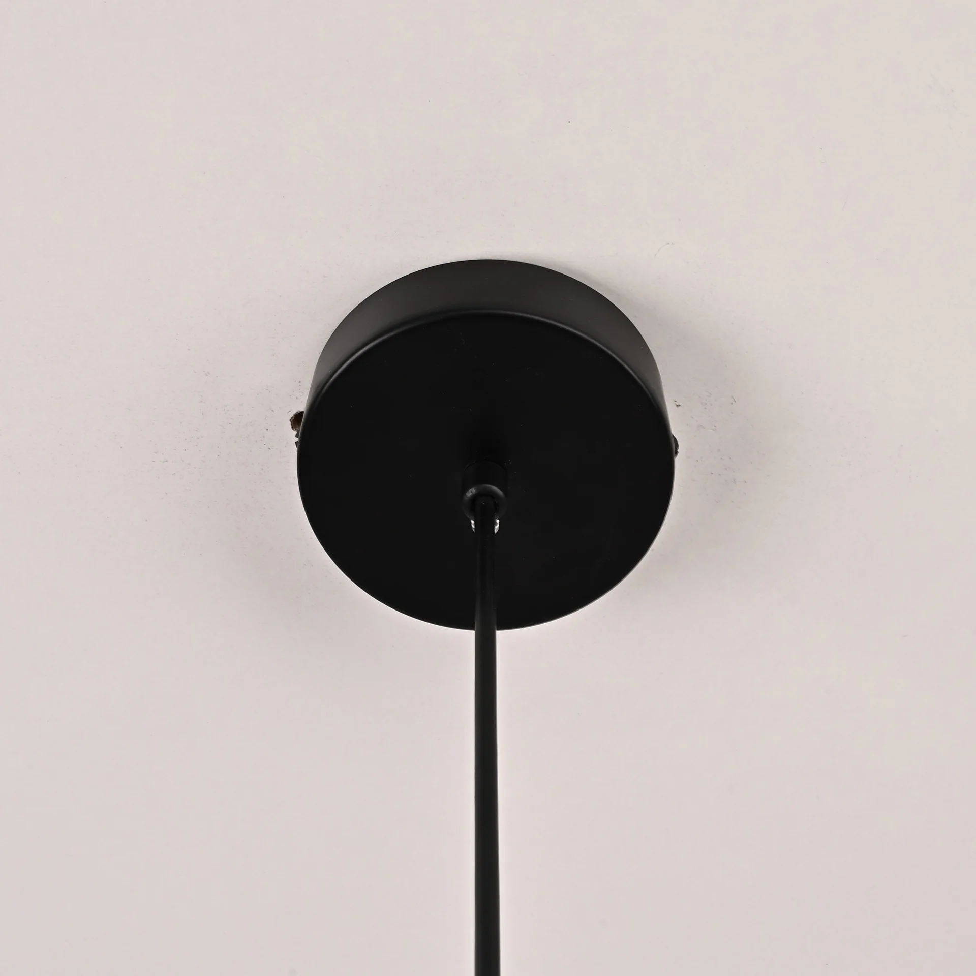 Люстра RH Utilitaire Disk Triple Pendant Black - миниатюра 4