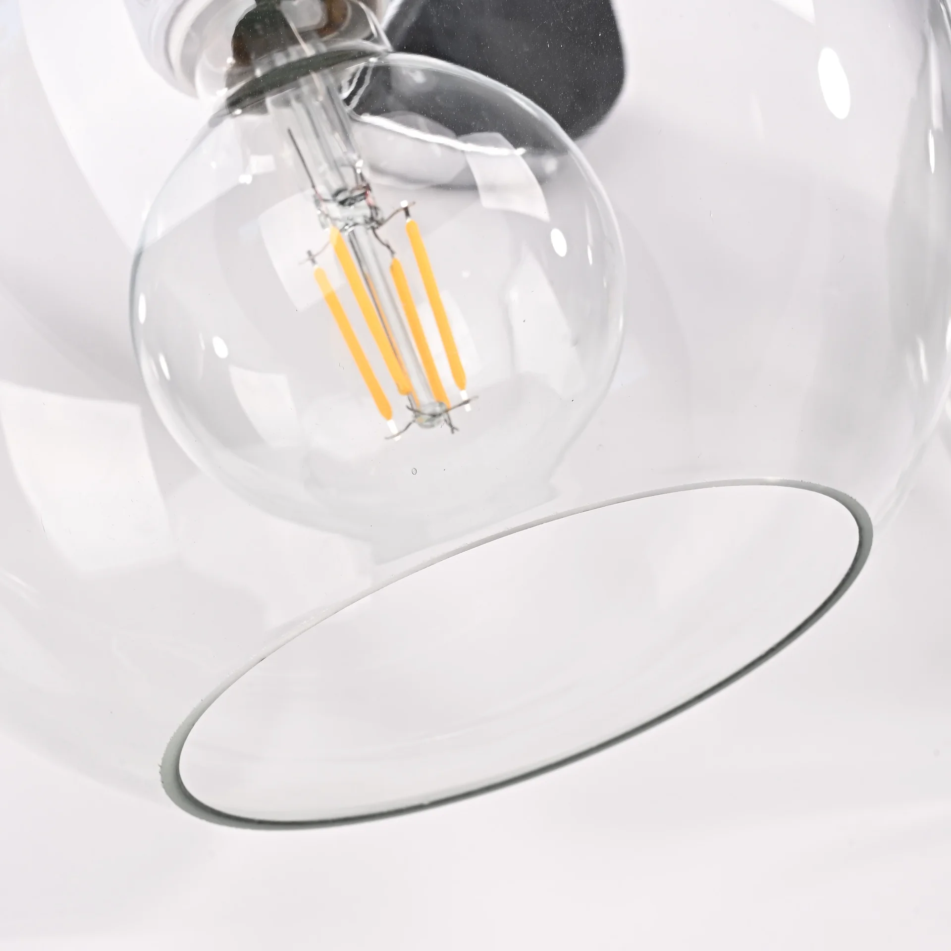Бра RH Utilitaire Globe Shade Double Sconce Silver - миниатюра 9