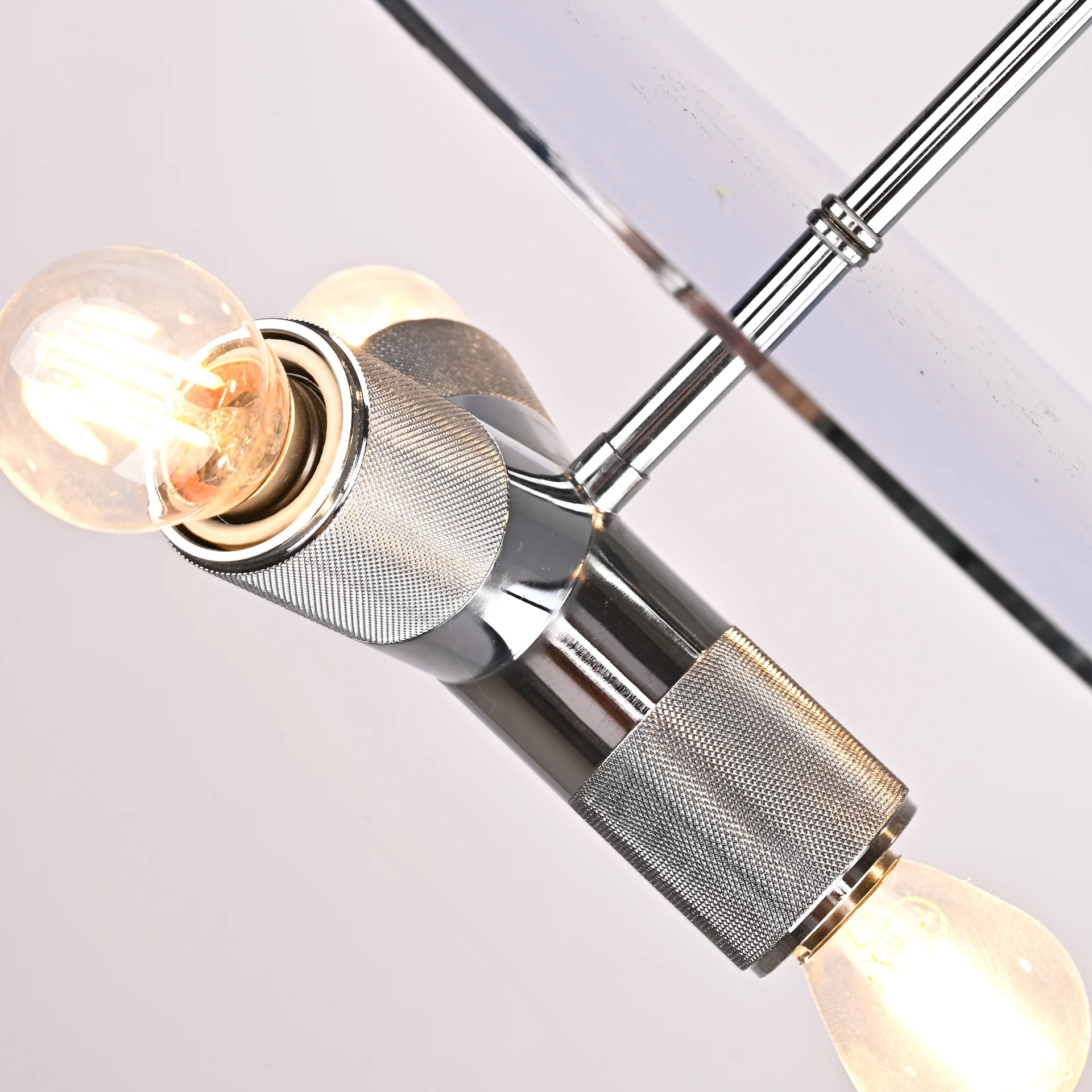 Люстра RH Utilitaire Disk Triple Pendant Silver - миниатюра 3