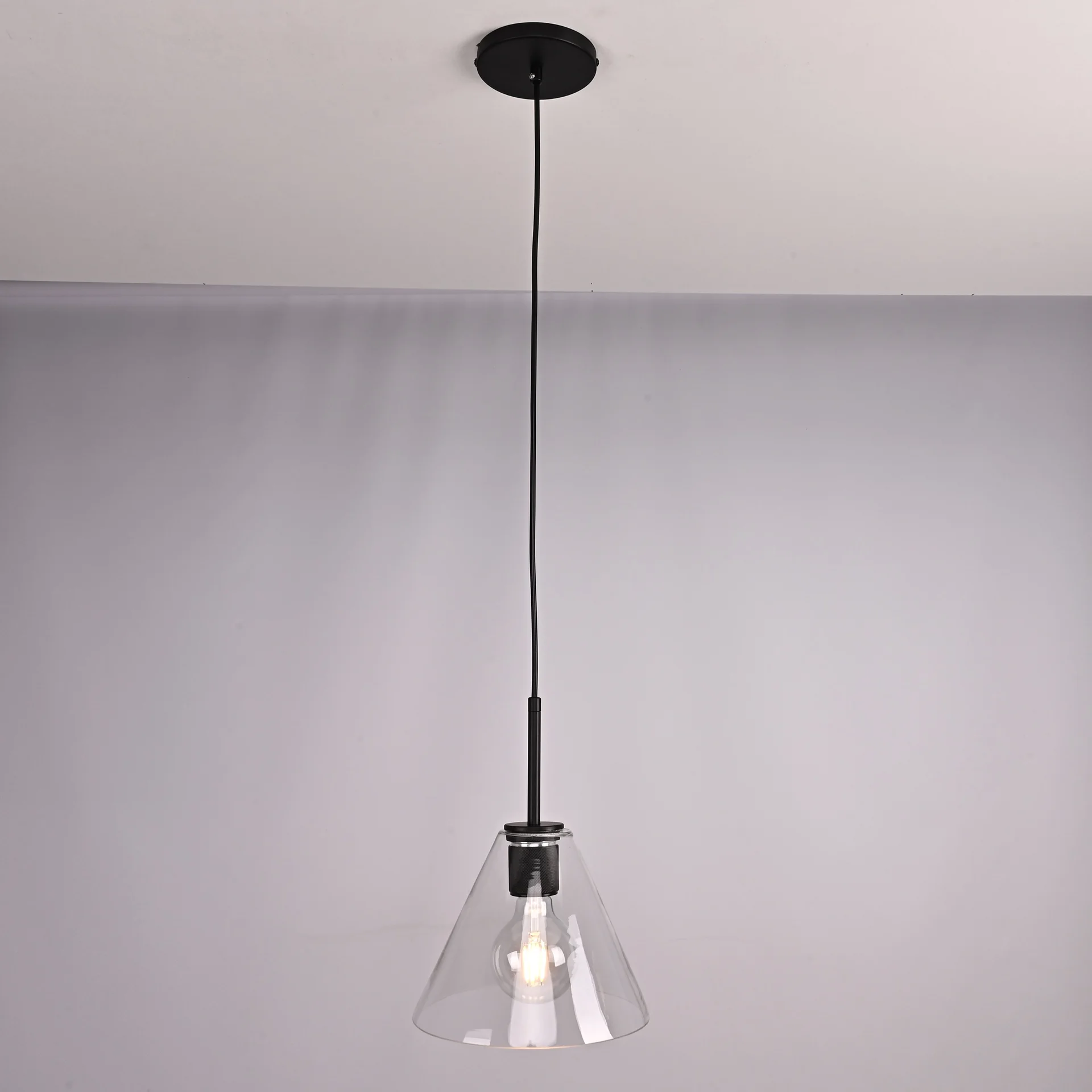 Подвесной светильник RH Utilitaire Funnel Pendant Black - миниатюра 3