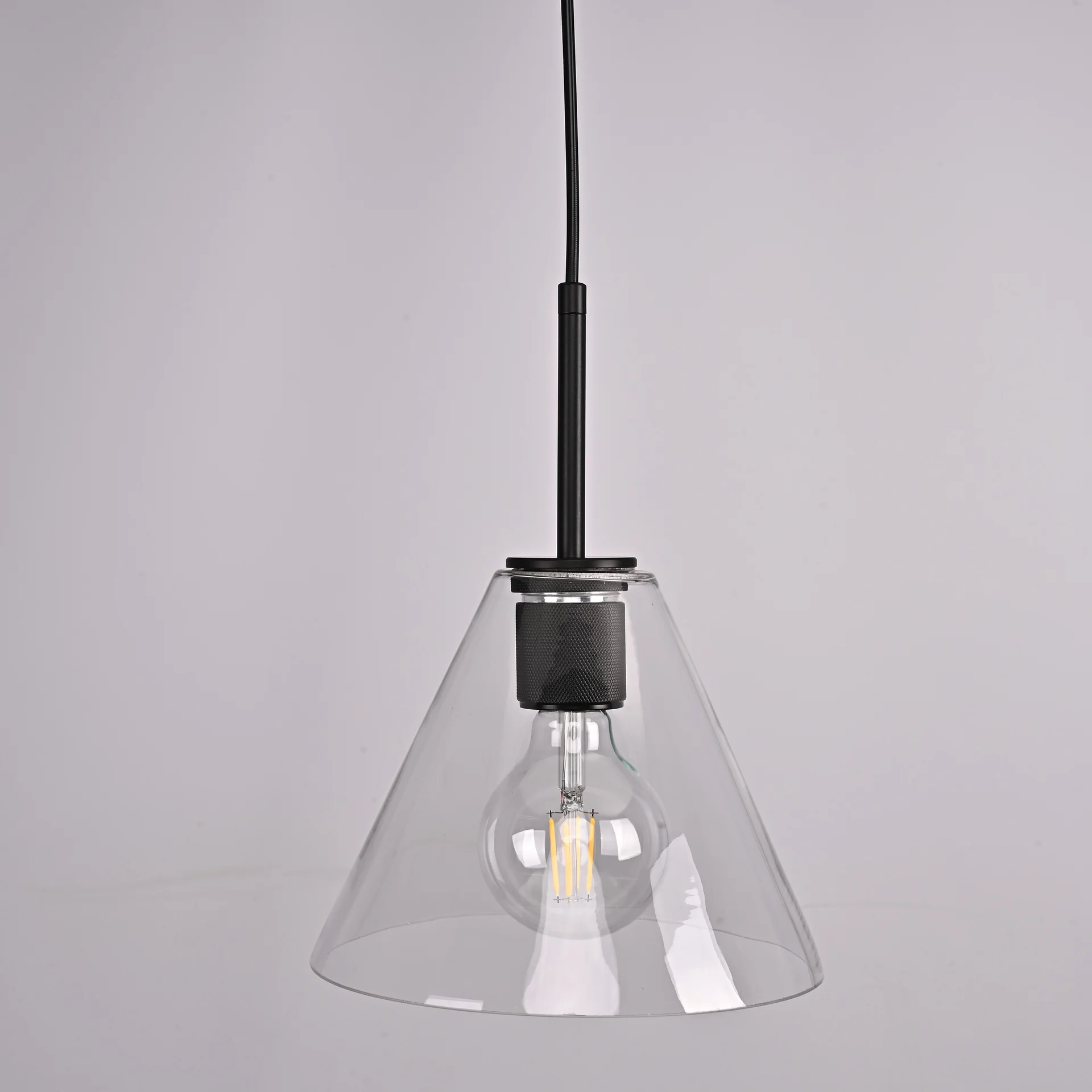 Подвесной светильник RH Utilitaire Funnel Pendant Black - миниатюра 7