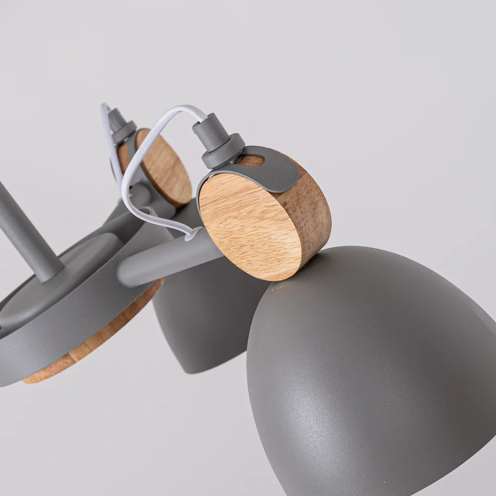 Люстра на штанге ROLLA 3 Gray - миниатюра 9
