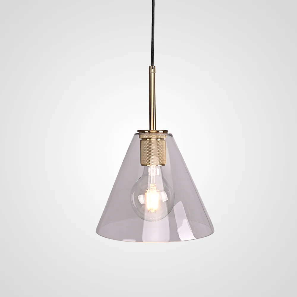 Подвесной светильник RH Utilitaire Funnel Pendant Brass - изображение 1