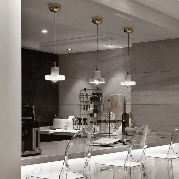Подвесной светильник STONE PENDANT White by ImperiumLoft - миниатюра 14