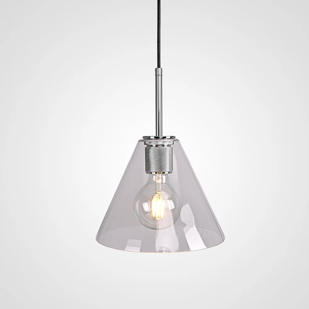 Подвесной светильник RH Utilitaire Funnel Pendant Silver - изображение 1