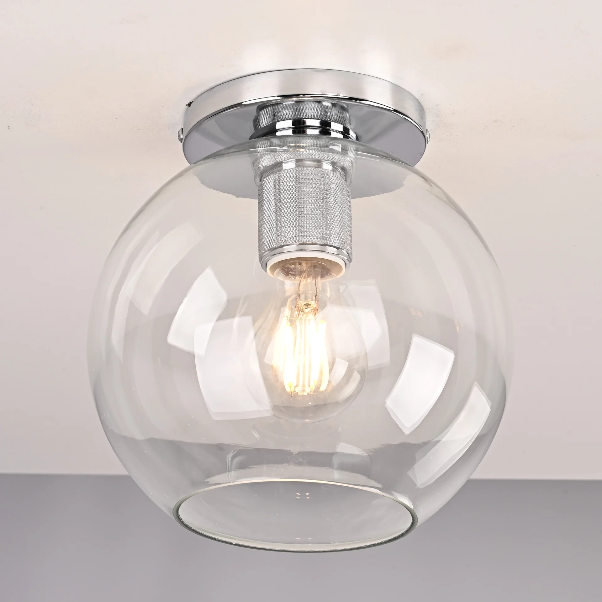 Потолочный светильник RH Utilitaire Globe Shade Flushmount - миниатюра 5