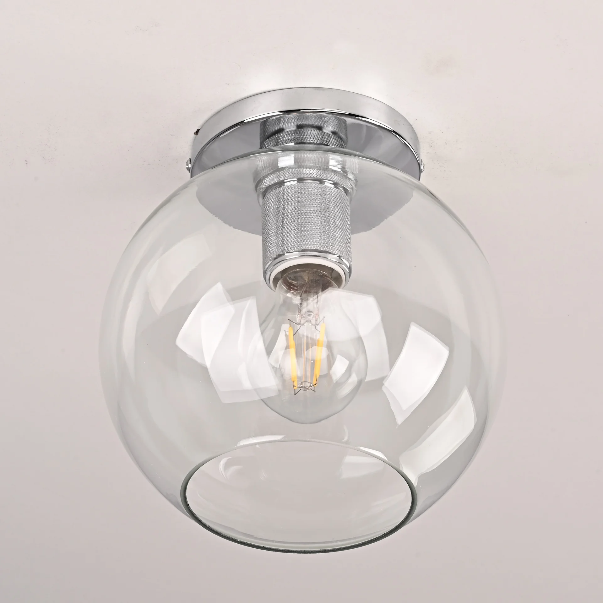 Потолочный светильник RH Utilitaire Globe Shade Flushmount - миниатюра 6