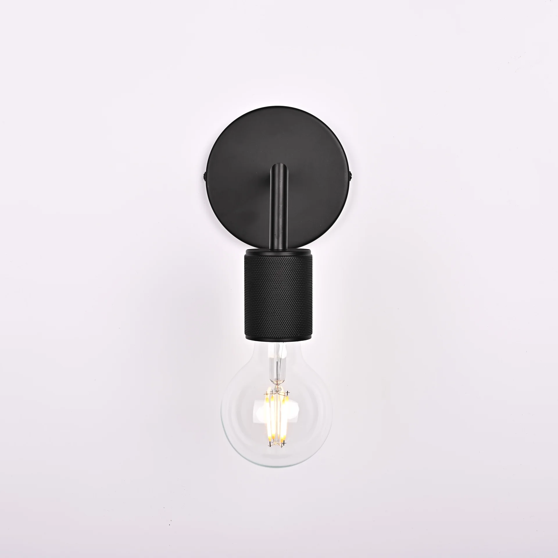 Бра RH Utilitaire Single Sconce Black - миниатюра 2
