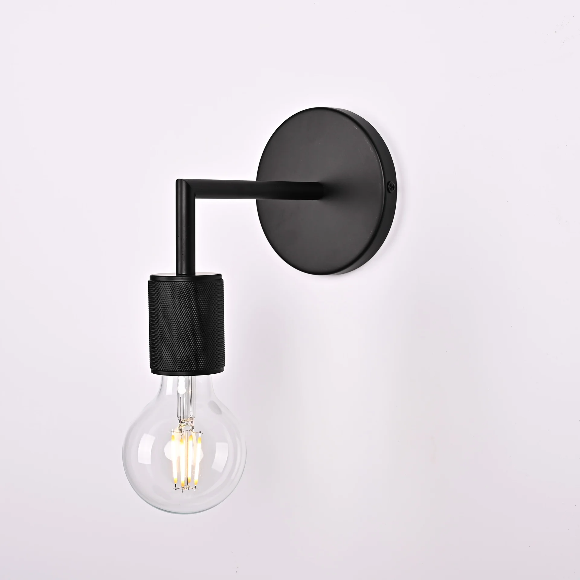 Бра RH Utilitaire Single Sconce Black - миниатюра 3