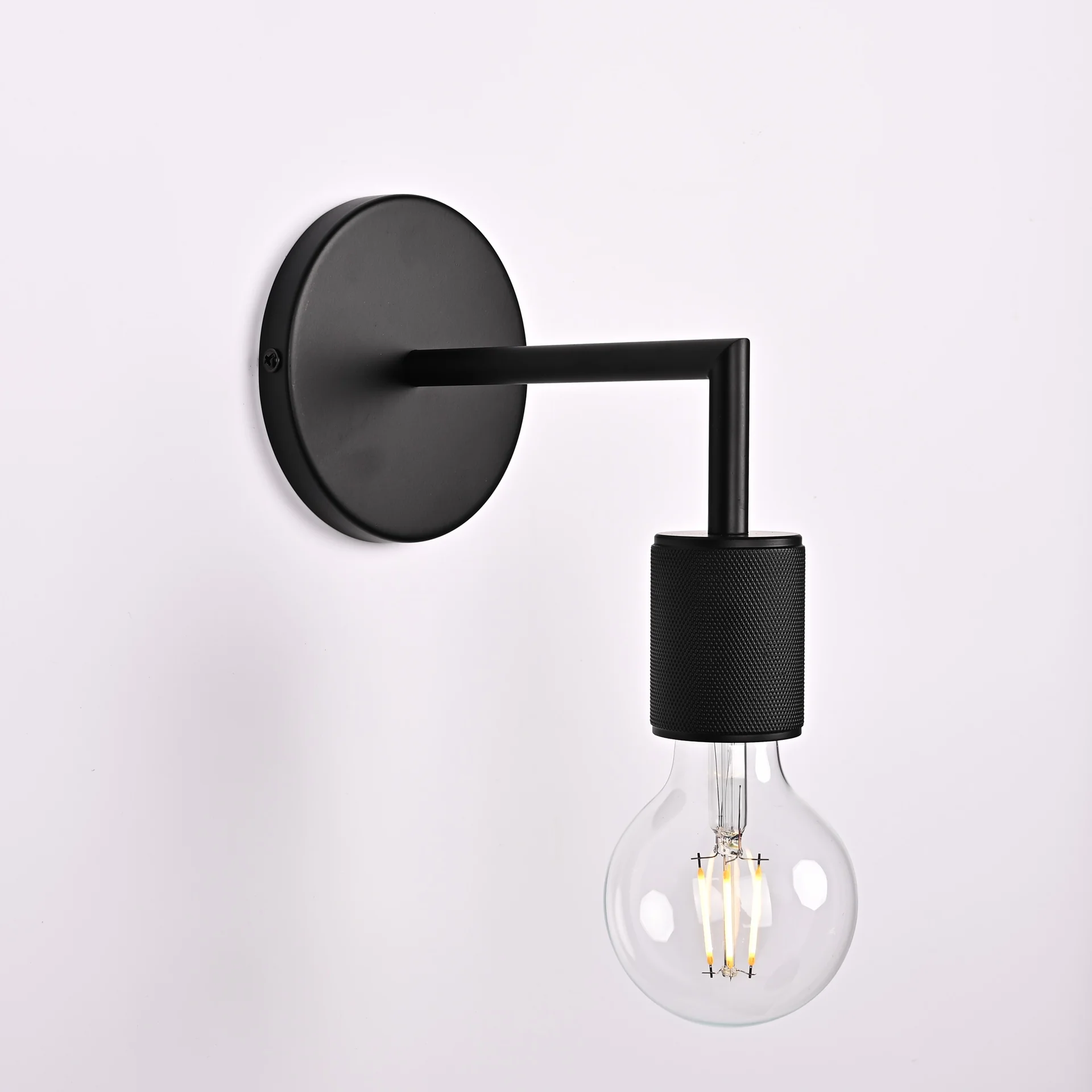 Бра RH Utilitaire Single Sconce Black - миниатюра 5