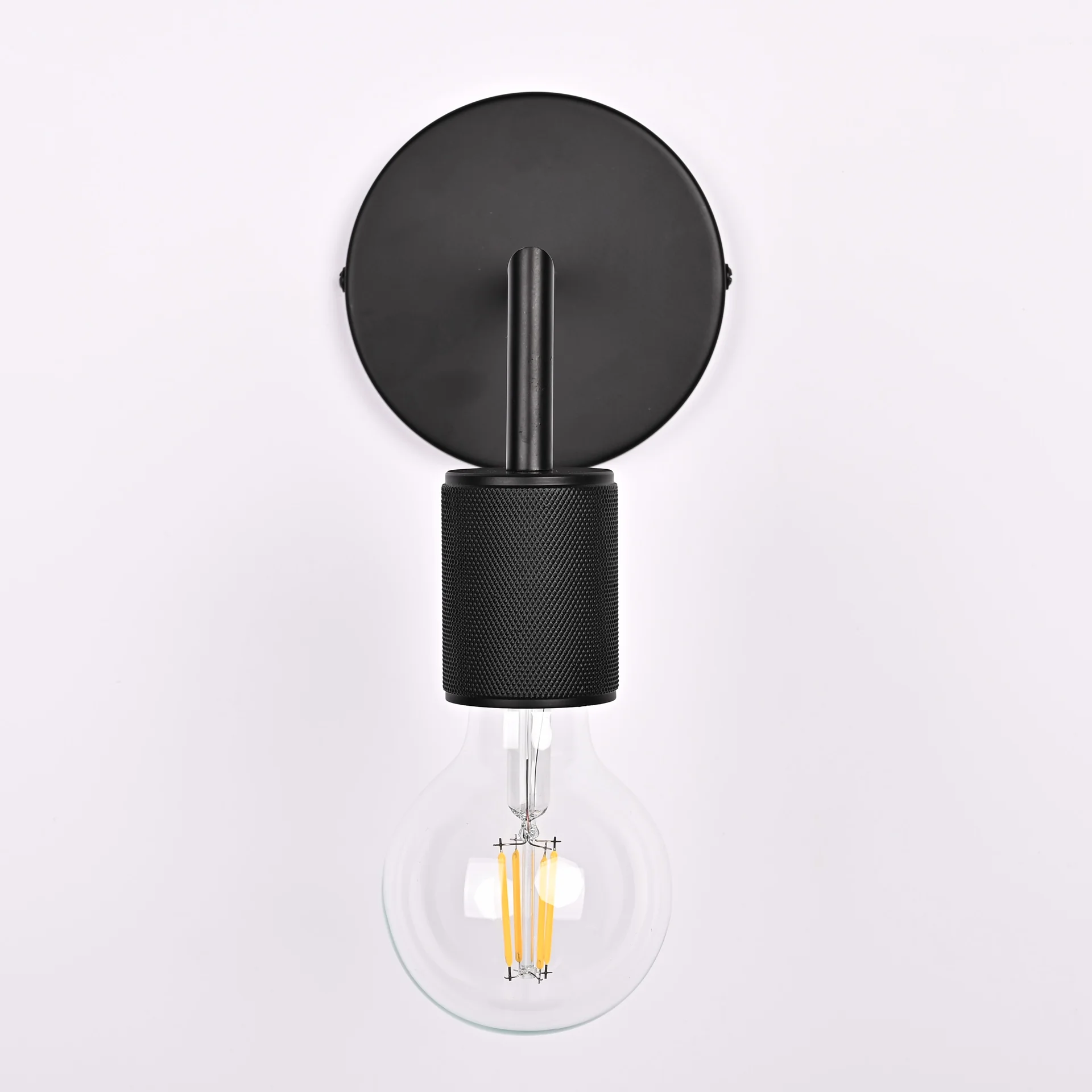 Бра RH Utilitaire Single Sconce Black - миниатюра 6