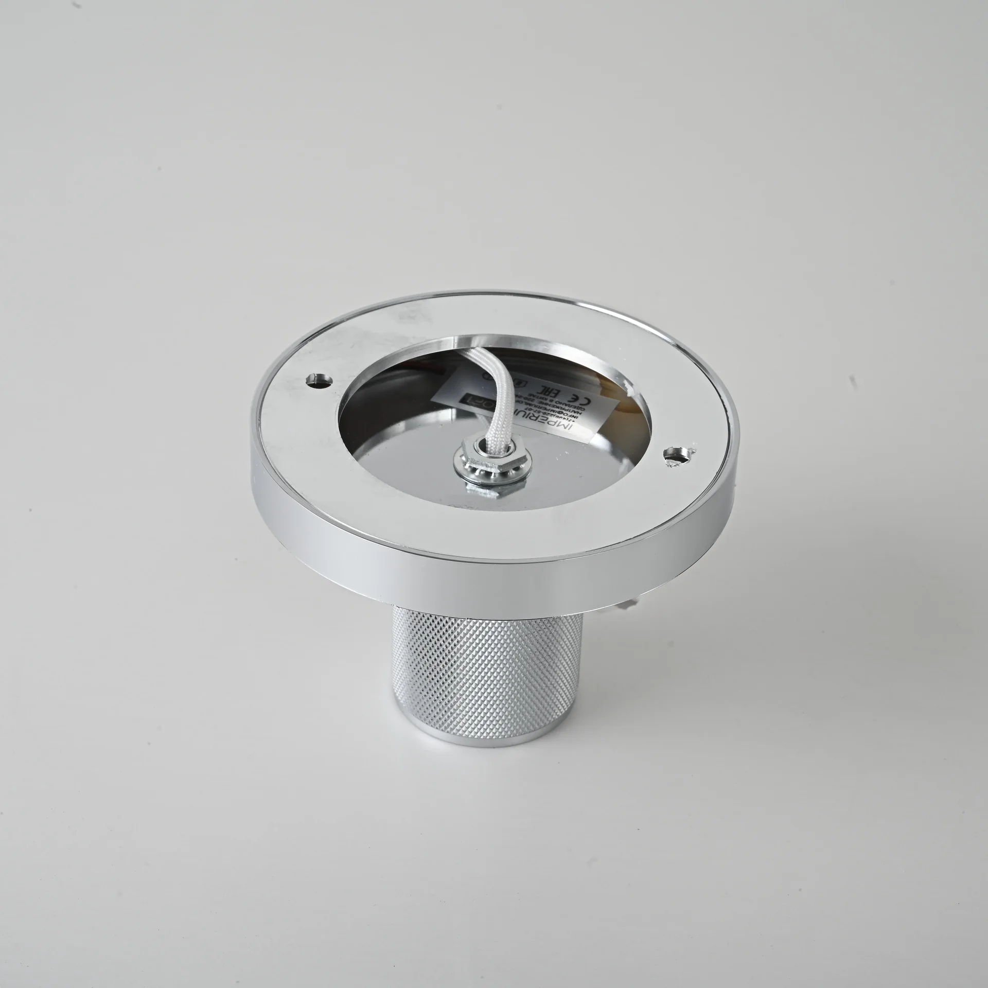 Потолочный светильник RH Utilitaire Socket Flushmount Silver - миниатюра 2
