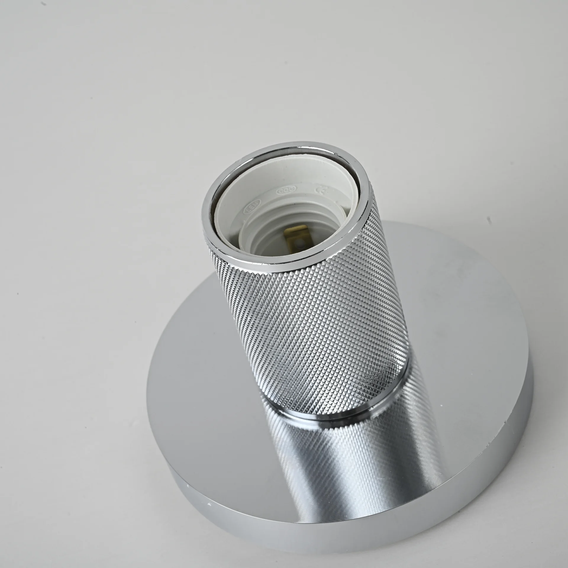 Потолочный светильник RH Utilitaire Socket Flushmount Silver - миниатюра 3