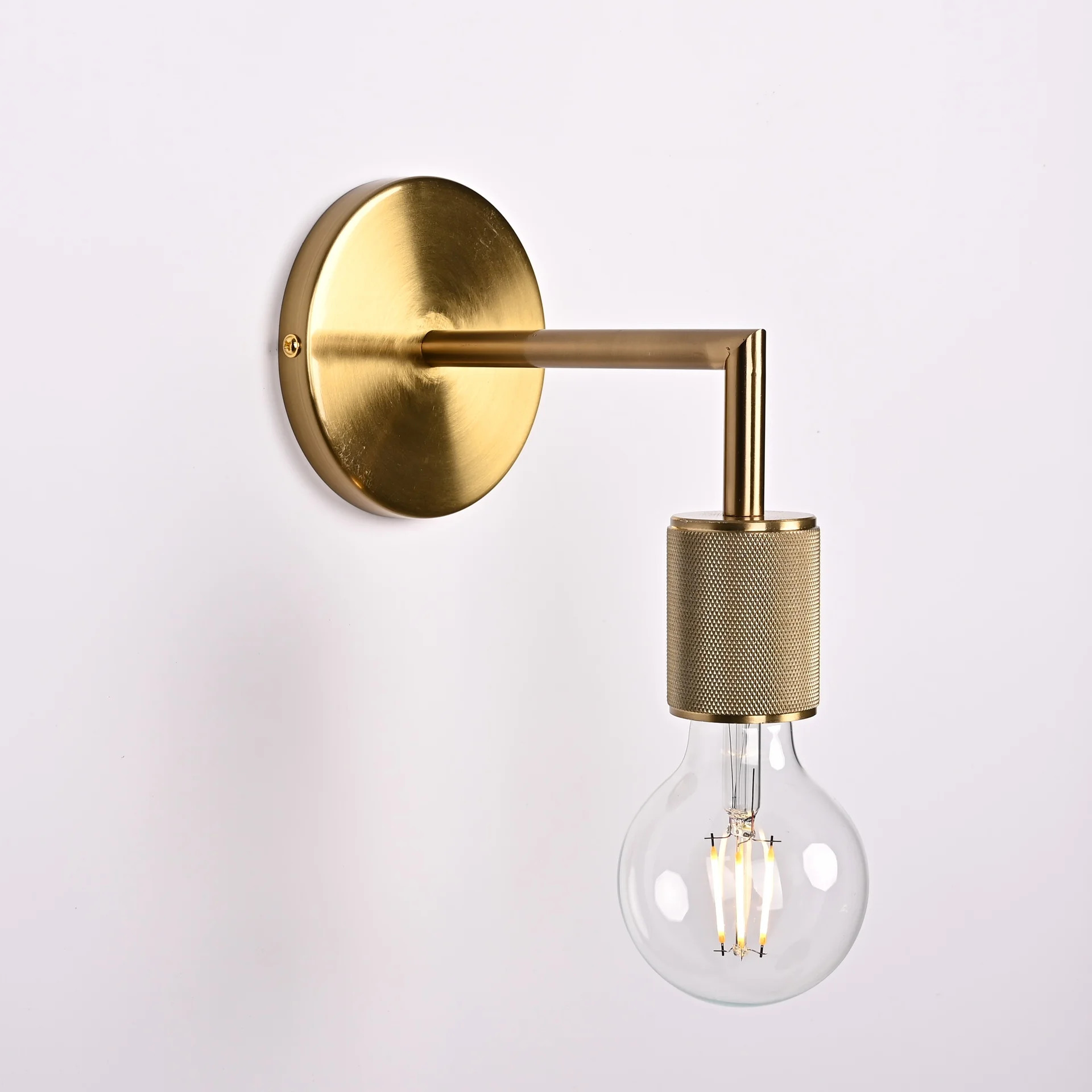 Бра RH Utilitaire Single Sconce Brass - миниатюра 2
