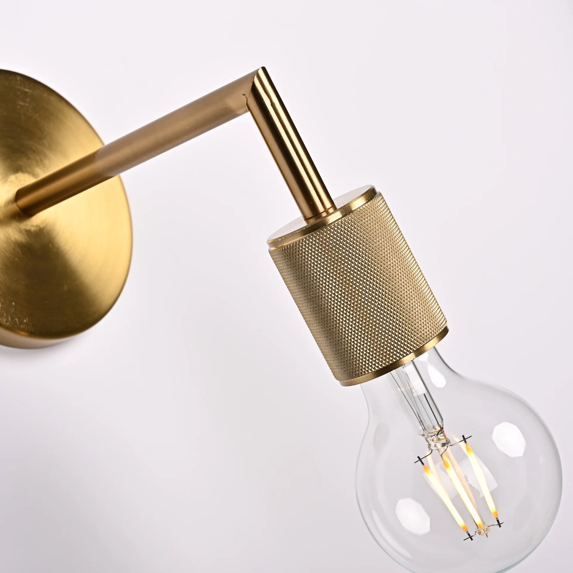 Бра RH Utilitaire Single Sconce Brass - миниатюра 3
