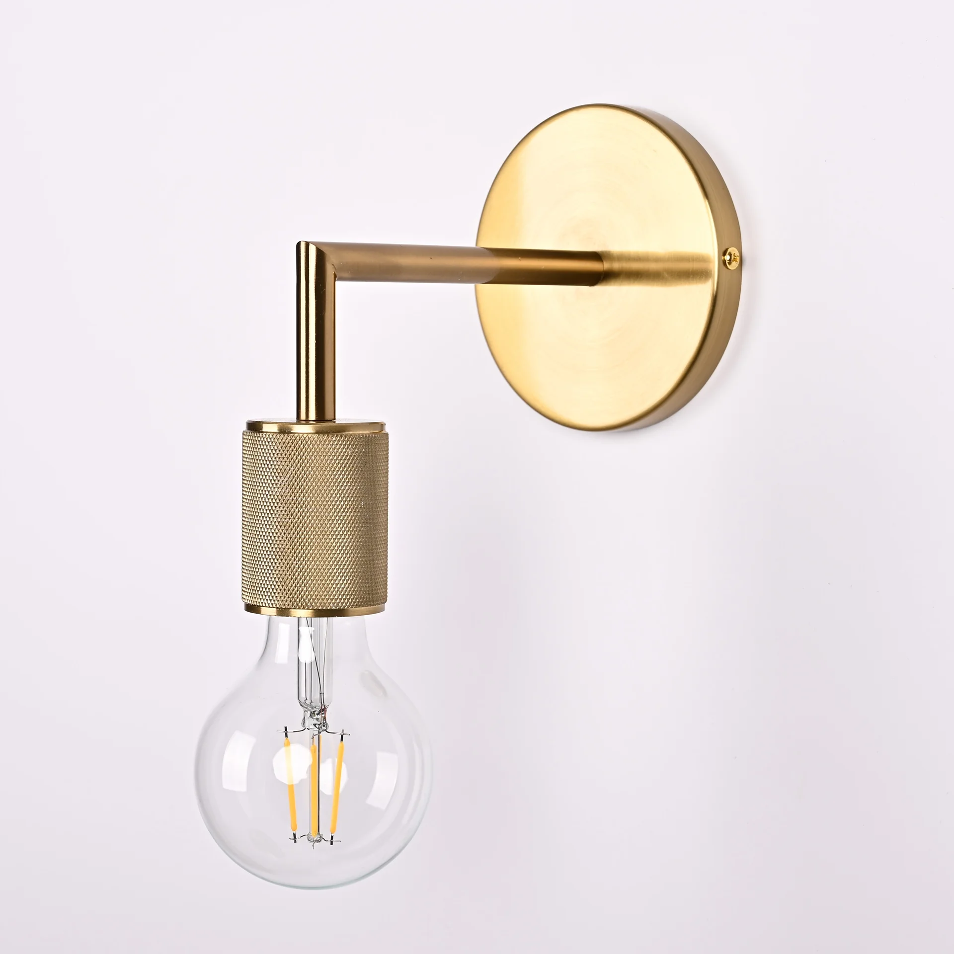 Бра RH Utilitaire Single Sconce Brass - миниатюра 5