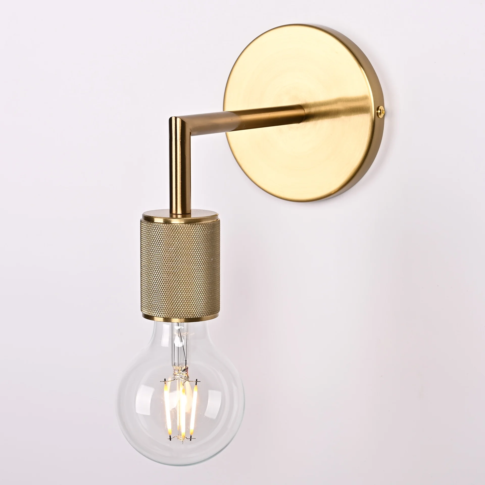 Бра RH Utilitaire Single Sconce Brass - миниатюра 6