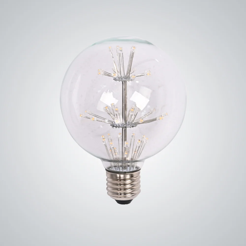 Лампа прозрачная с елочкой LED Е27 1.5W - изображение 1