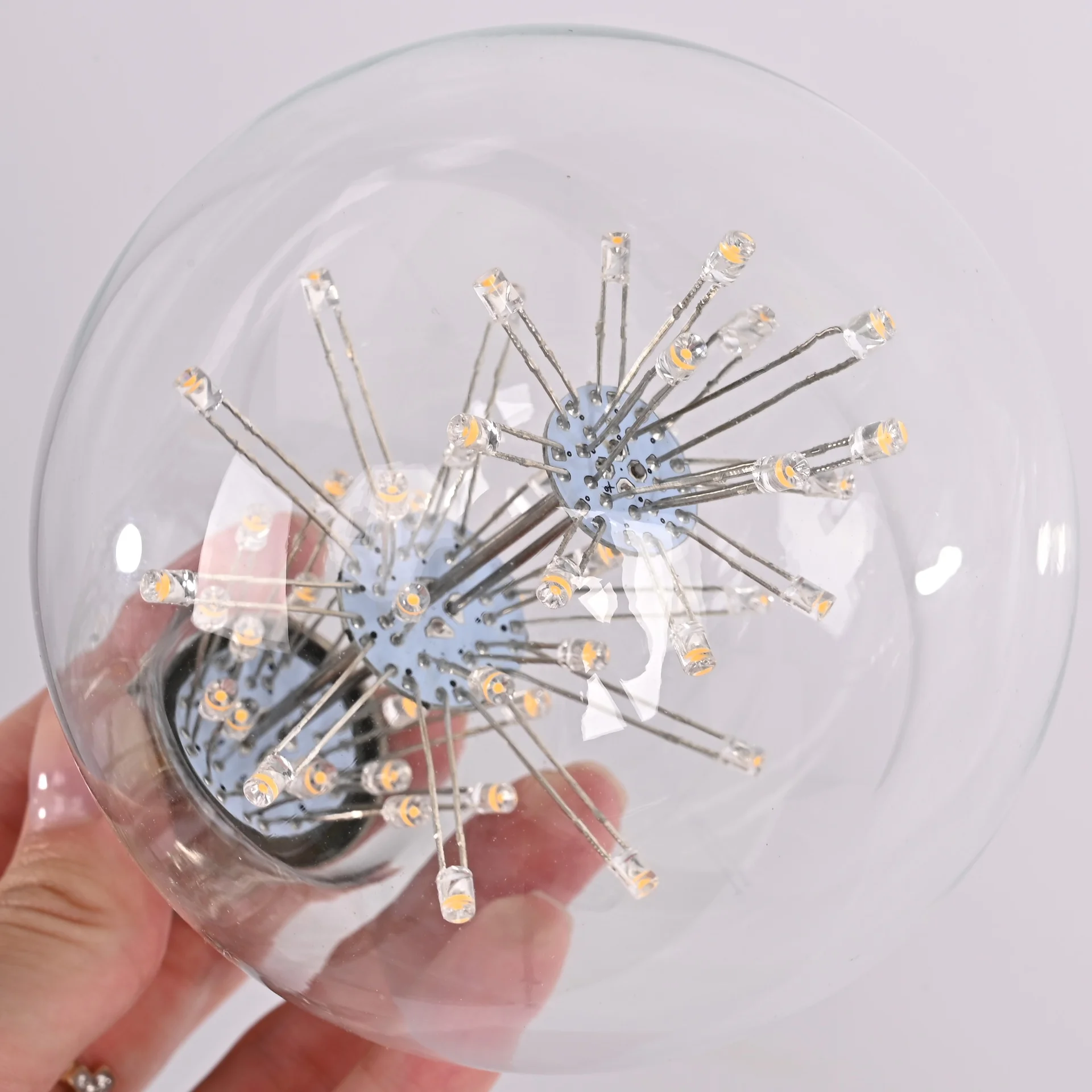 Лампа прозрачная с елочкой LED Е27 1.5W - миниатюра 10