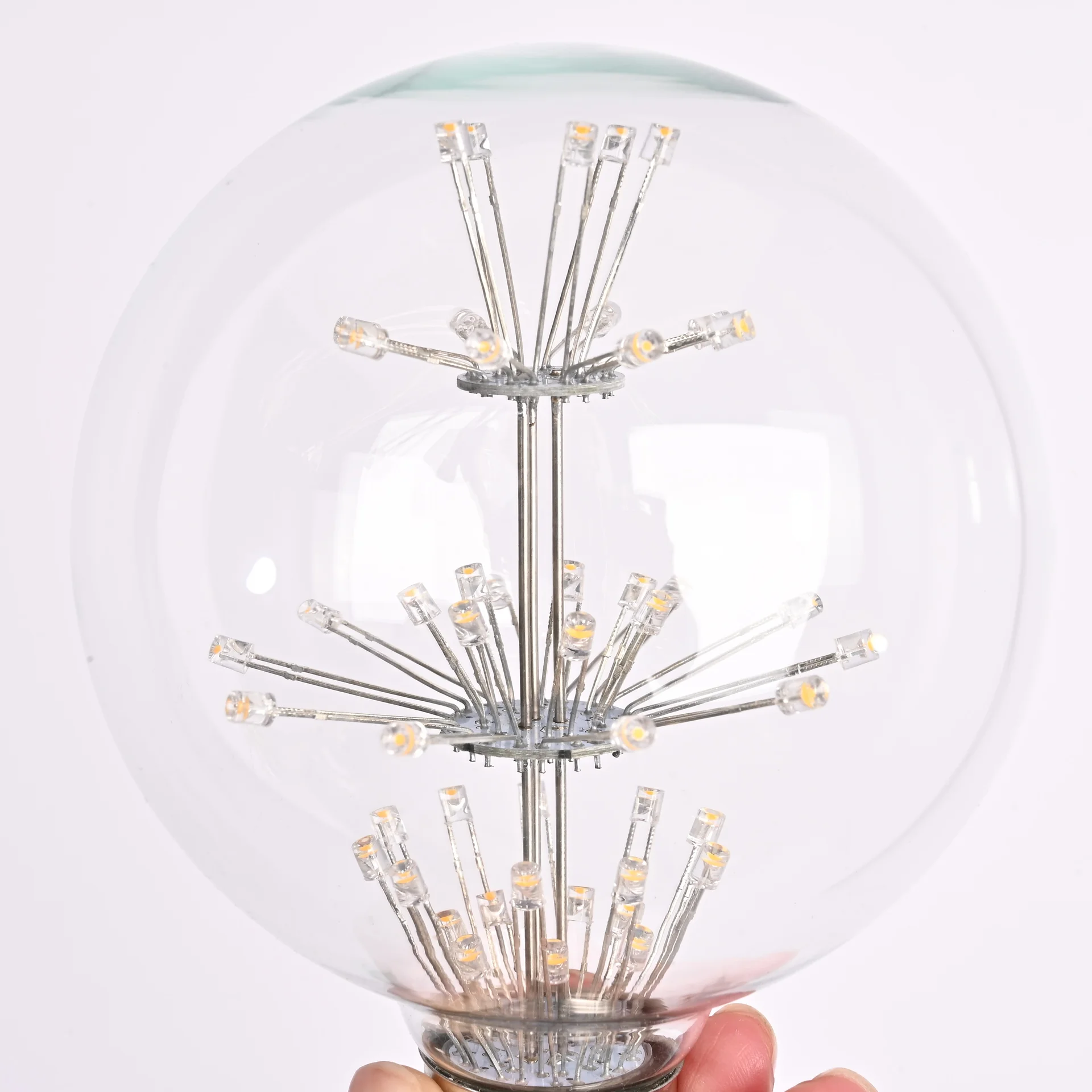 Лампа прозрачная с елочкой LED Е27 1.5W - миниатюра 9